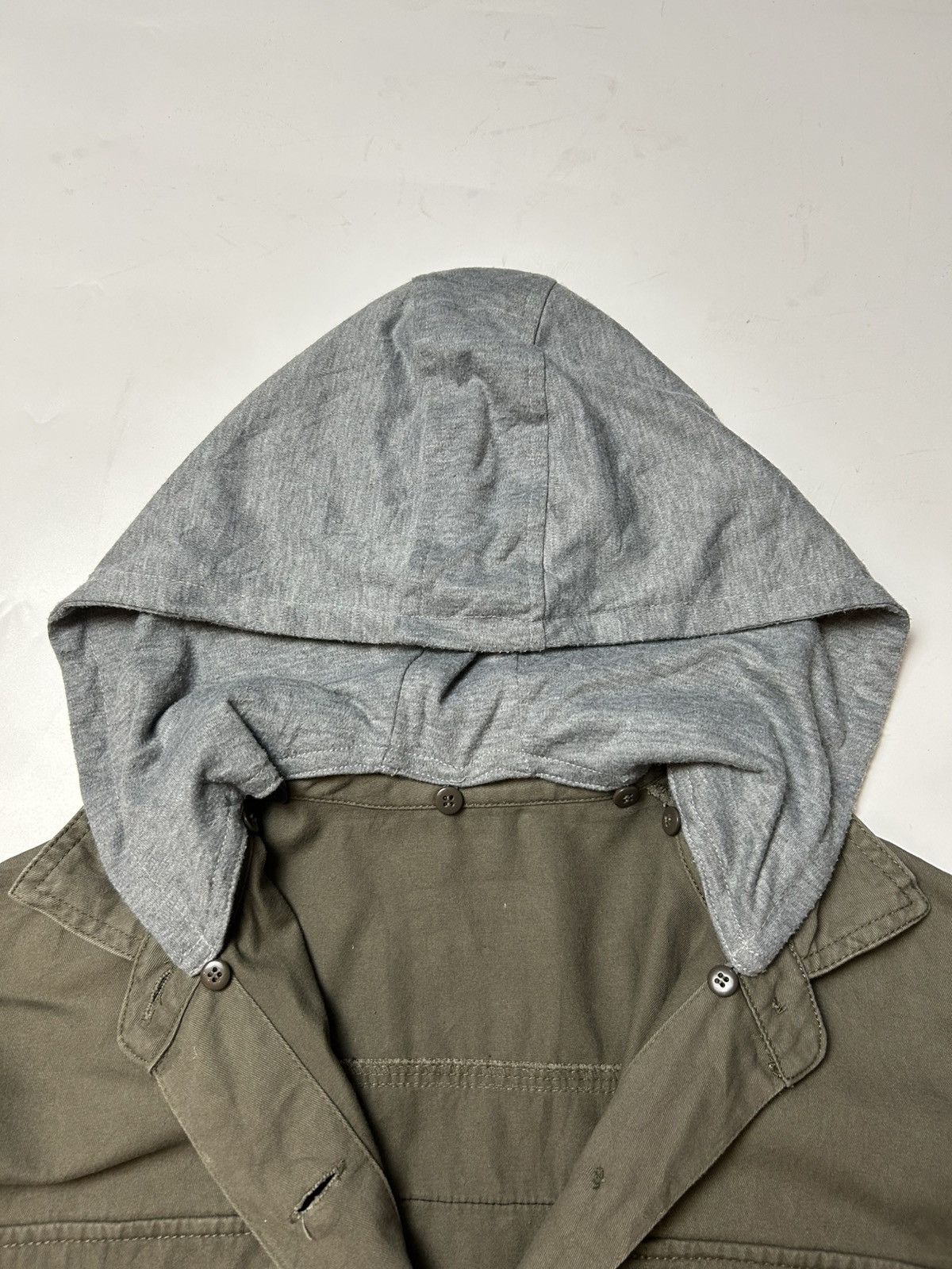 Alpha Industries LUTIQUE ARMY BUTTON UP SHIRT WITH HOODIE Size US L / EU 52-54 / 3 - 4 Thumbnail
