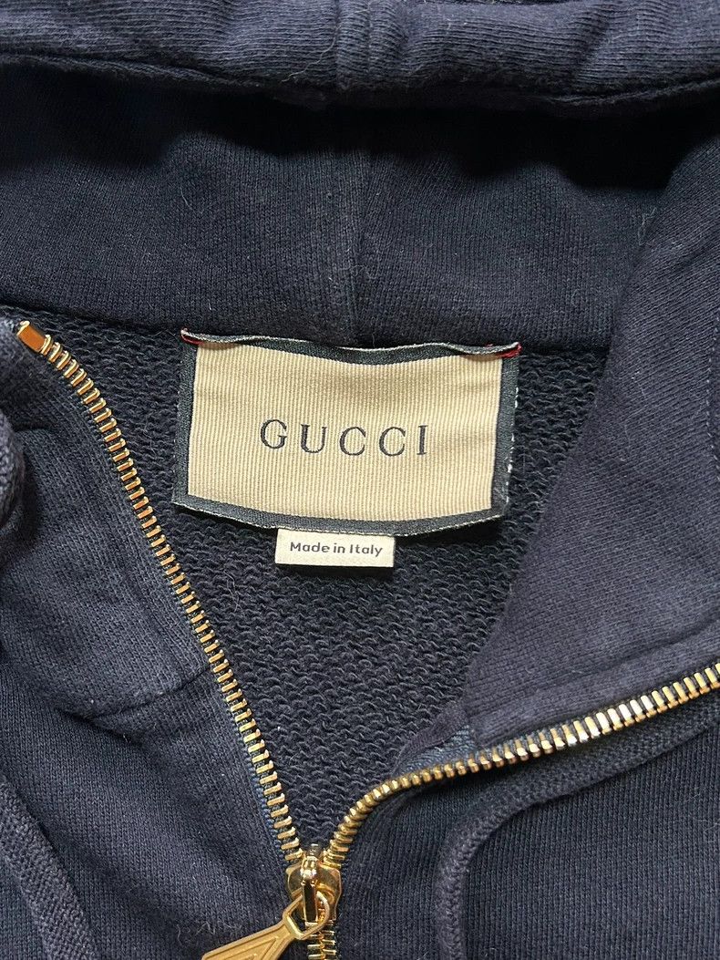 Gucci Gucci Black belt logo half-zipper hooded sweatshirt 2502-Ne Size US M / EU 48-50 / 2 - 3 Thumbnail