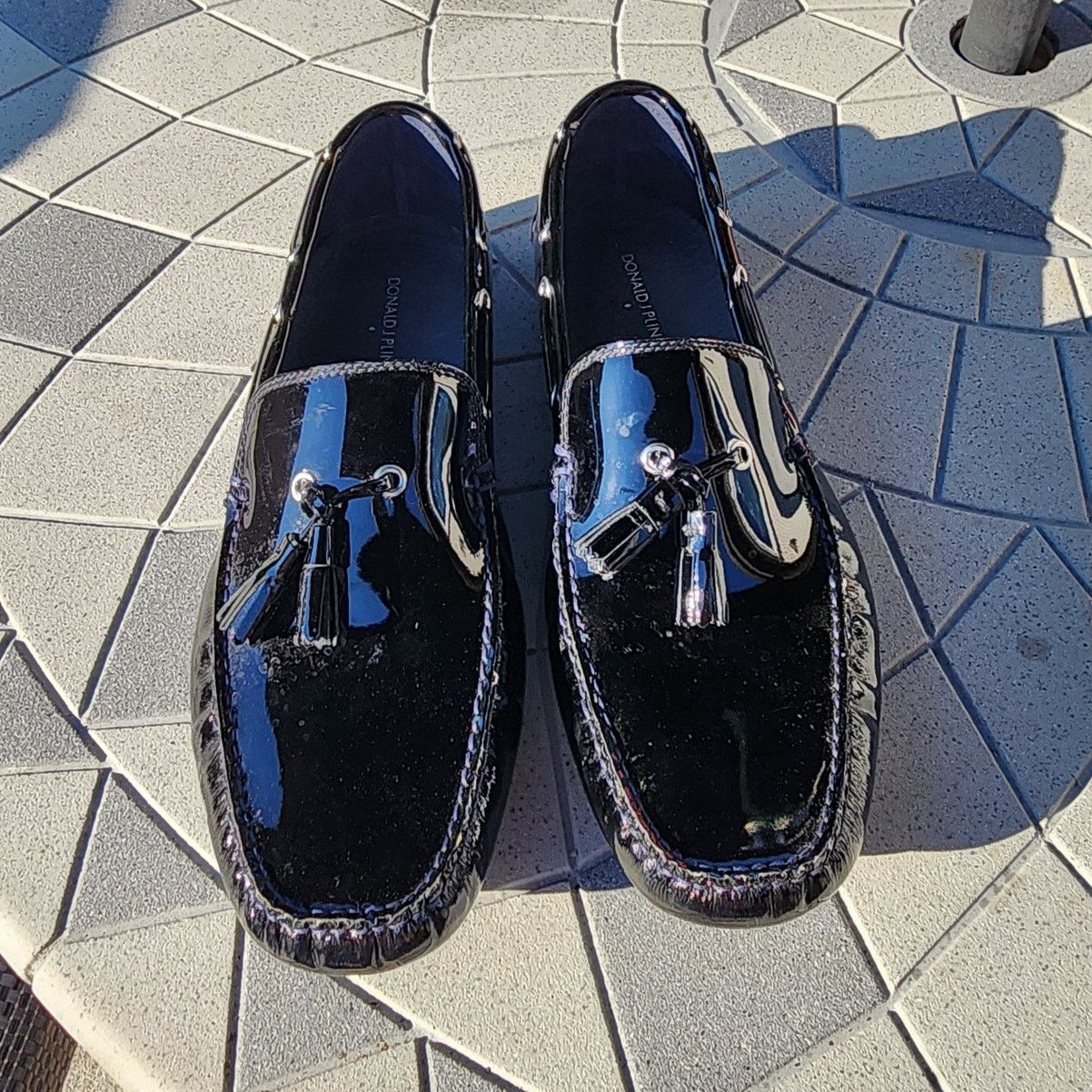 Donald Pliner Donald J Pliner Viper2 Patent Leather Tassel Driving Loafers Size US 13 / EU 46 - 5 Thumbnail