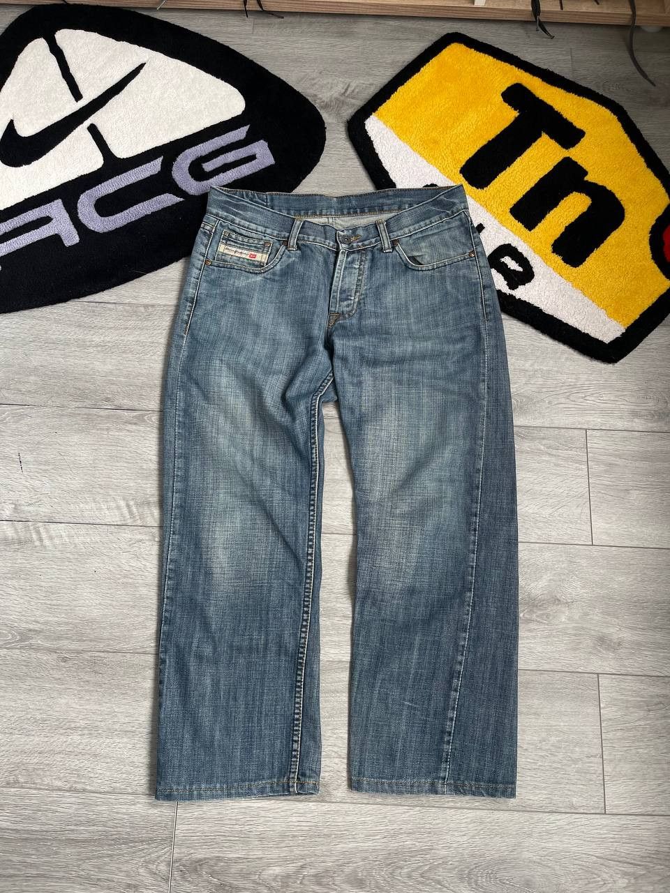 Diesel × Streetwear × Vintage vintage diesel big logo blue denim jeans y2k Size US 32 / EU 48 - 10 Thumbnail