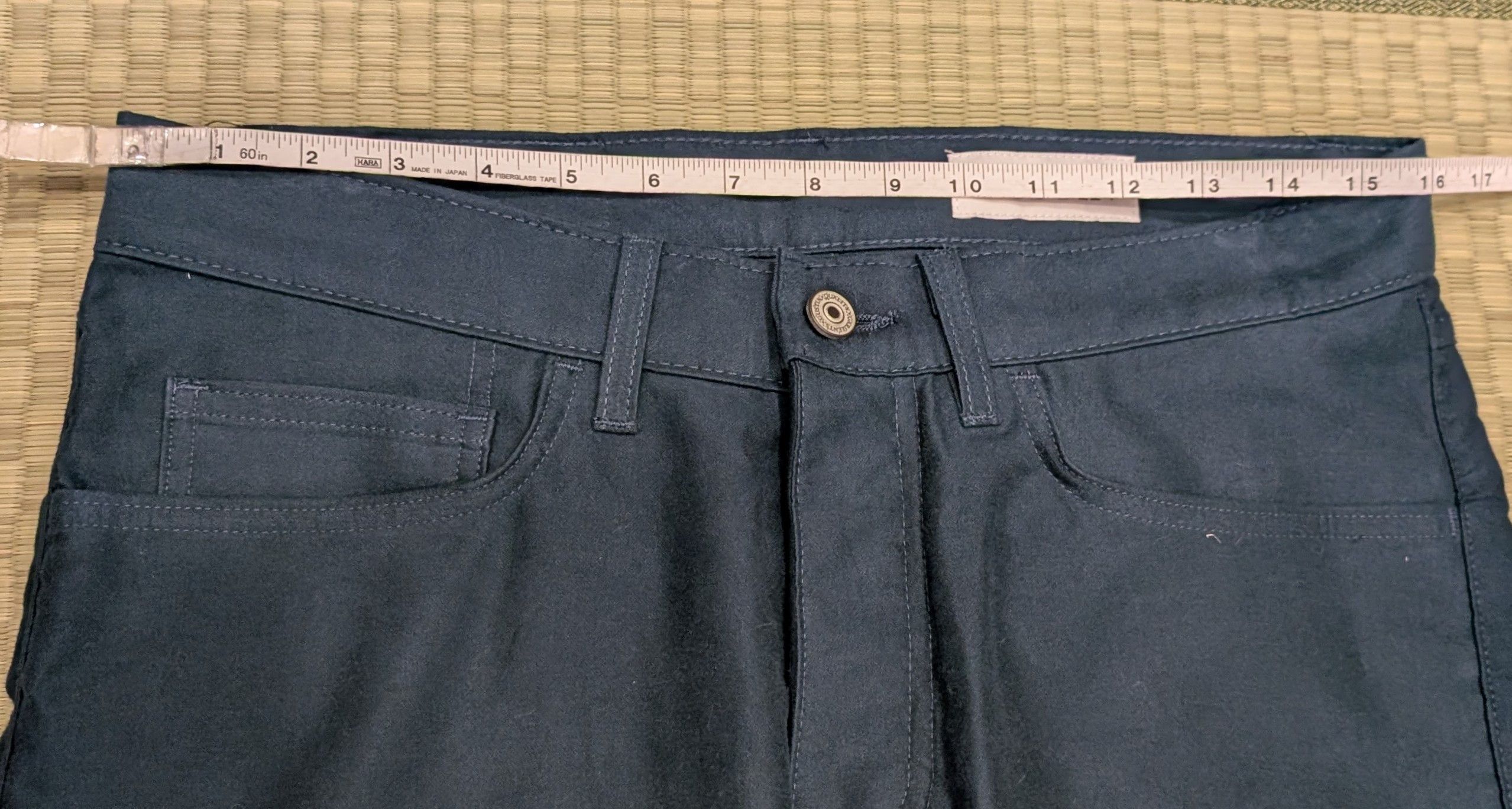 Gustin Gustin #423 Moleskin Stretch 5-Pocket Pants Sea Blue Size US 33 - 6 Thumbnail