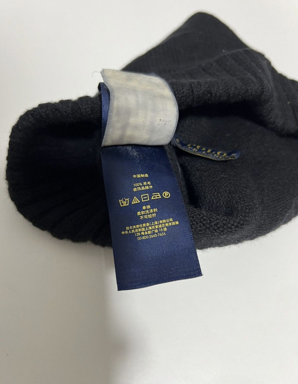 Polo Ralph Lauren Vintage Polo Ralph Lauren Wool Black Hat Size ONE SIZE - 18 Thumbnail
