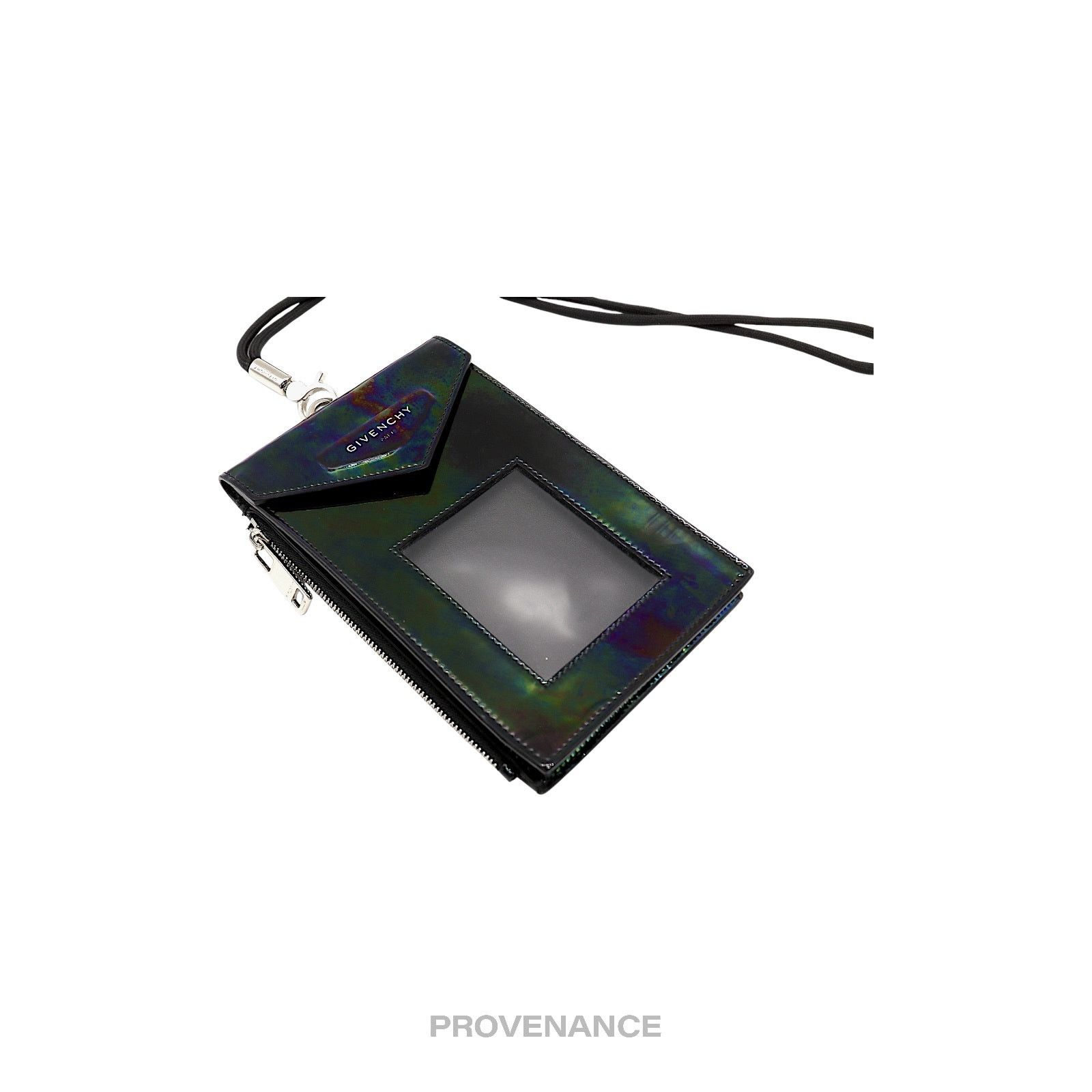 Givenchy 🔴 Givenchy Logo Neck Phone Lanyard Wallet - Iridescent Size ONE SIZE - 3 Thumbnail