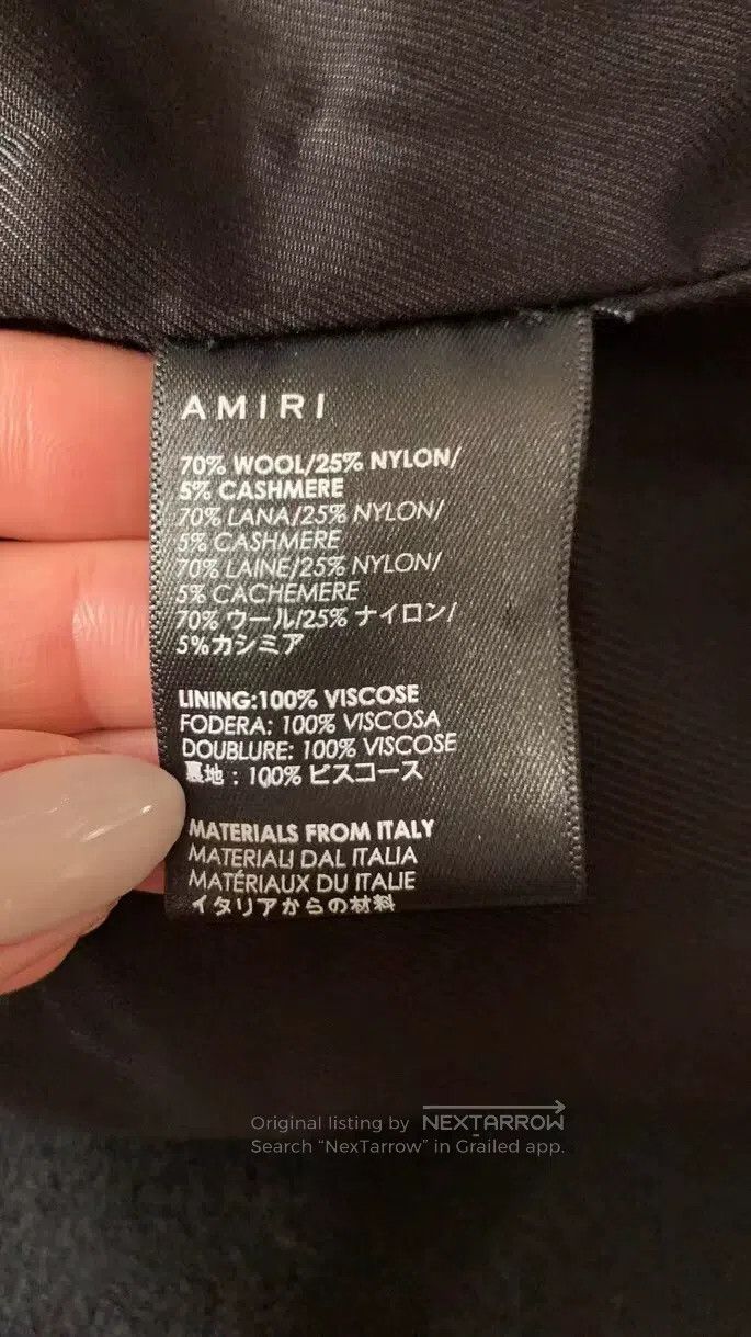 Amiri Amiri Classic Guitar Strap Glitter Coat Size US S / EU 44-46 / 1 - 5 Thumbnail