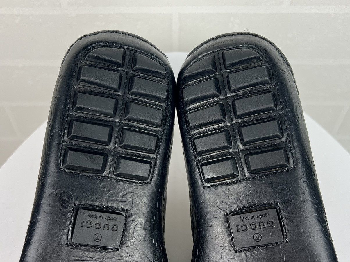 Gucci GUCCI Loafers Leather Shoes HORSEBIT Bamboo GG Monogram Logo Size US 8 / EU 41 - 13 Thumbnail