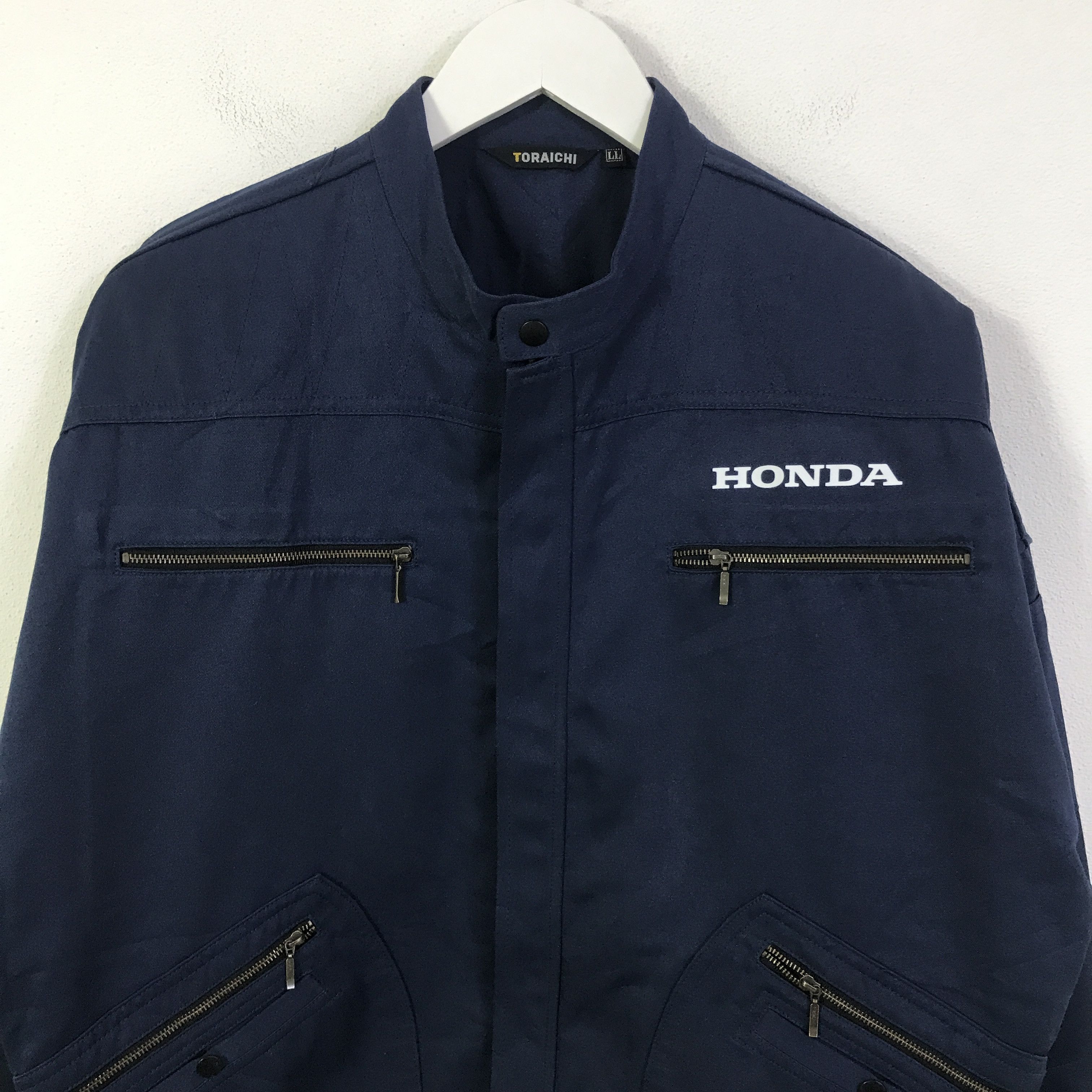 Japanese Brand Vtg Honda Racing navy Custom Jacket K122B7 Size US M / EU 48-50 / 2 - 4 Thumbnail