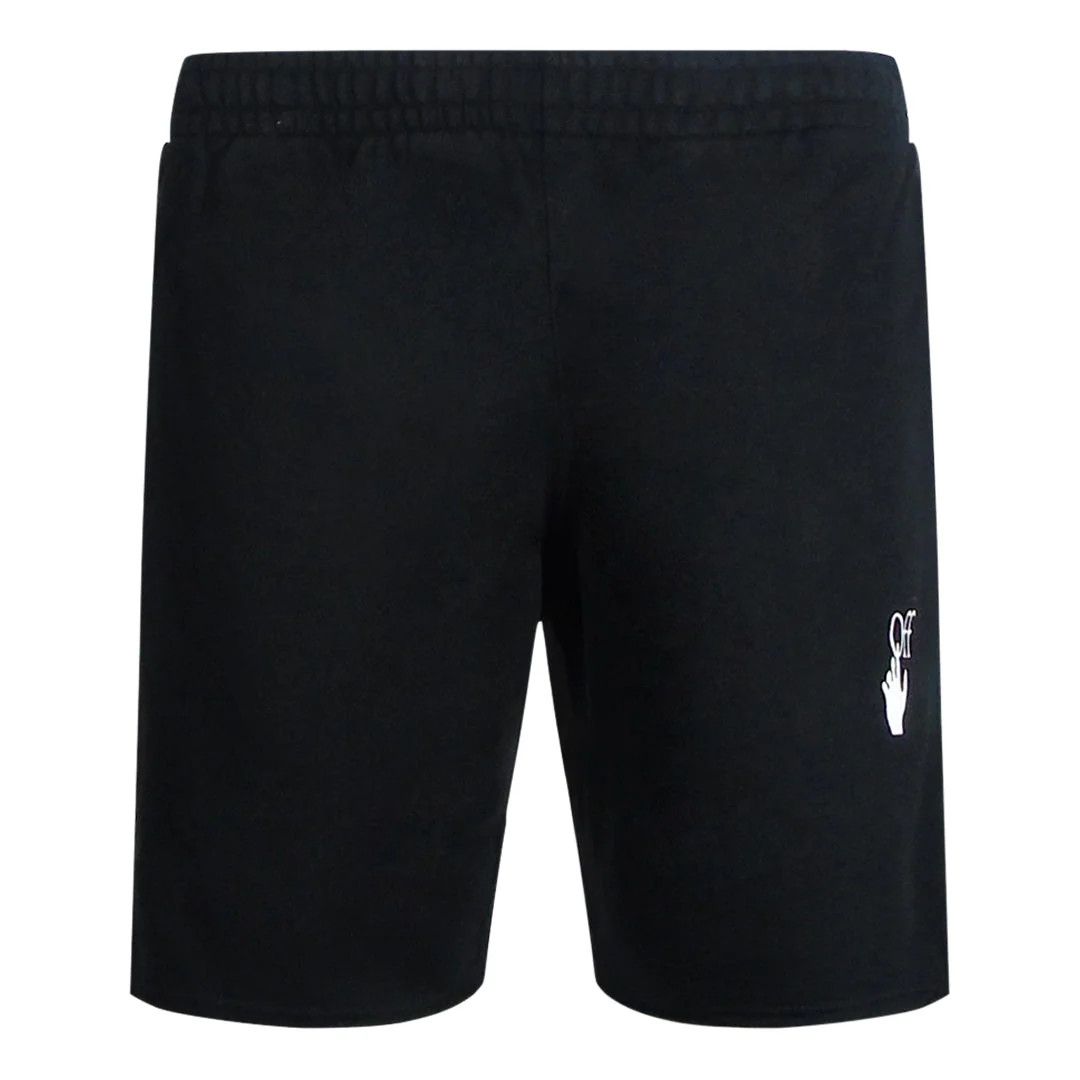 o1in1s0225 Q:1 / Carav Arrow Sweatshorts in Black