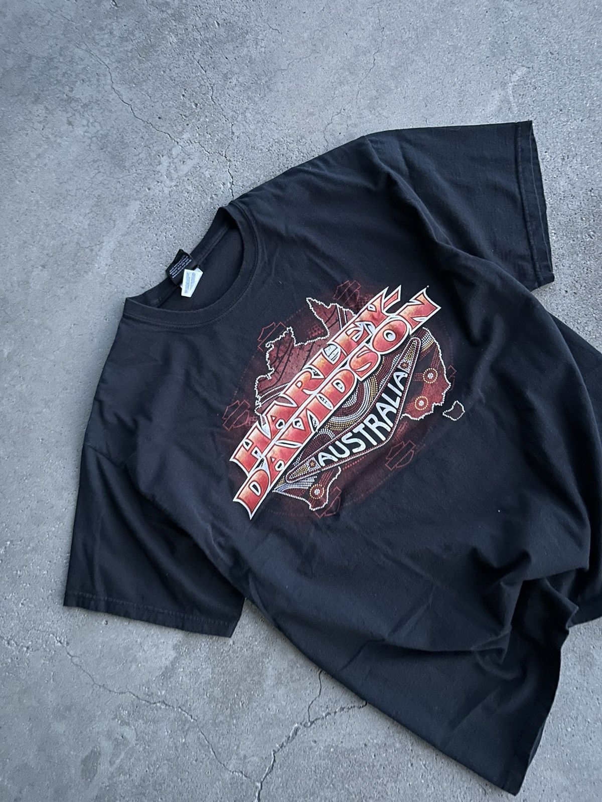 Harley Davidson × Vintage Vintage Harley Davidson T-Shirt Size US XL / EU 56 / 4 - 2 Thumbnail