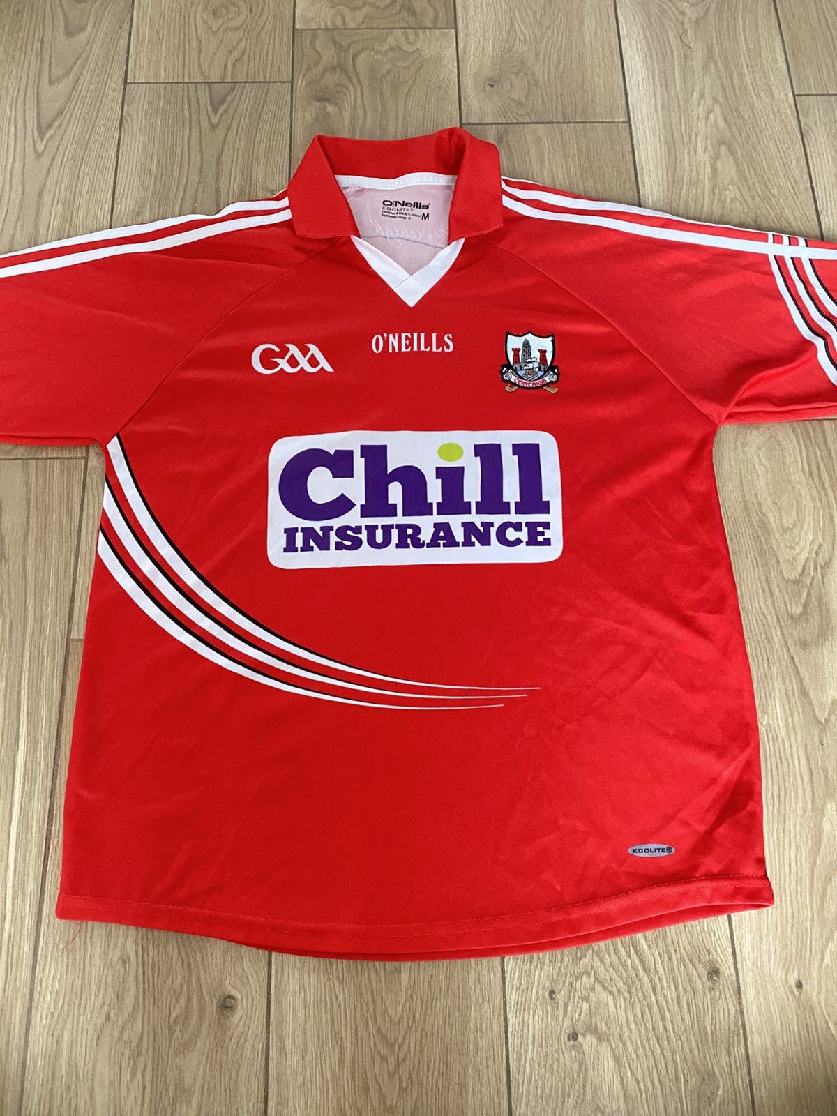 O'Neill cork gaa 2016-2018 home jersey chill insurance Size US M / EU 48-50 / 2 - 1 Thumbnail