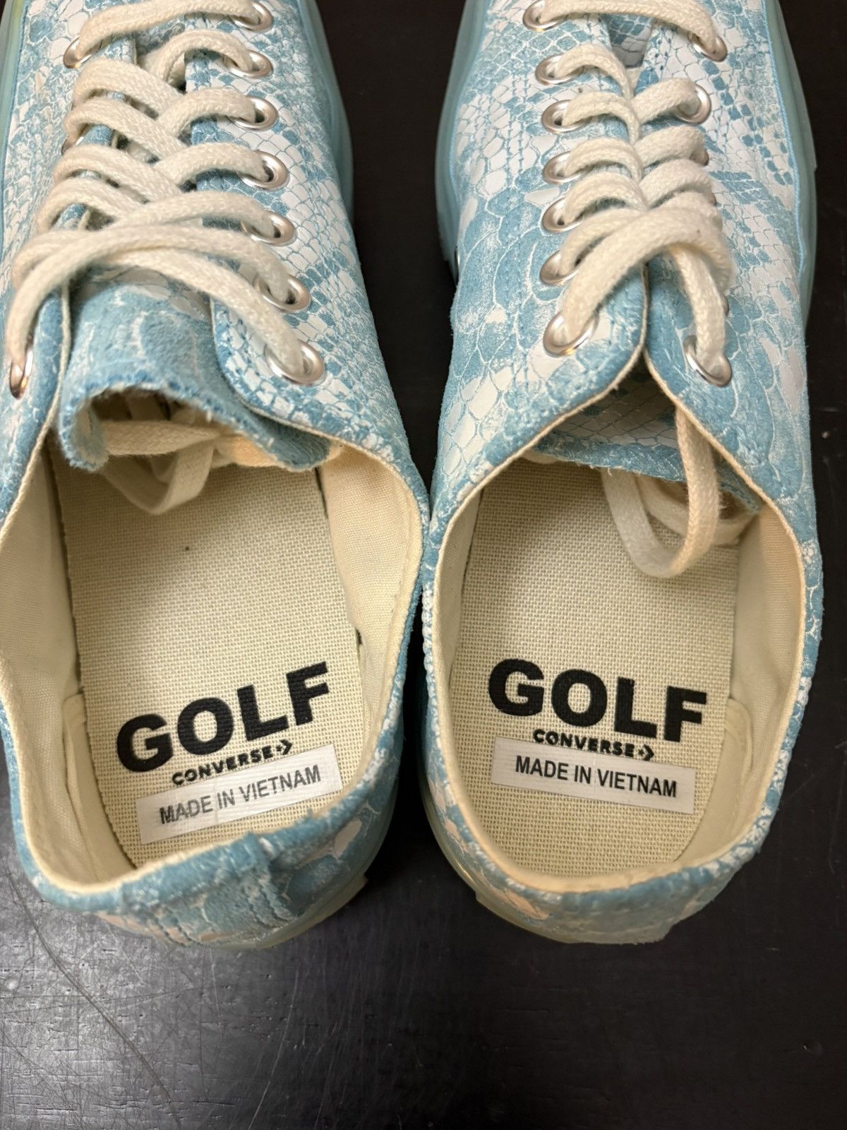 Converse Converse Chuck Taylor All Star 70 Ox Golf Wang Python Blue Size US 8.5 / EU 41-42 - 7 Thumbnail