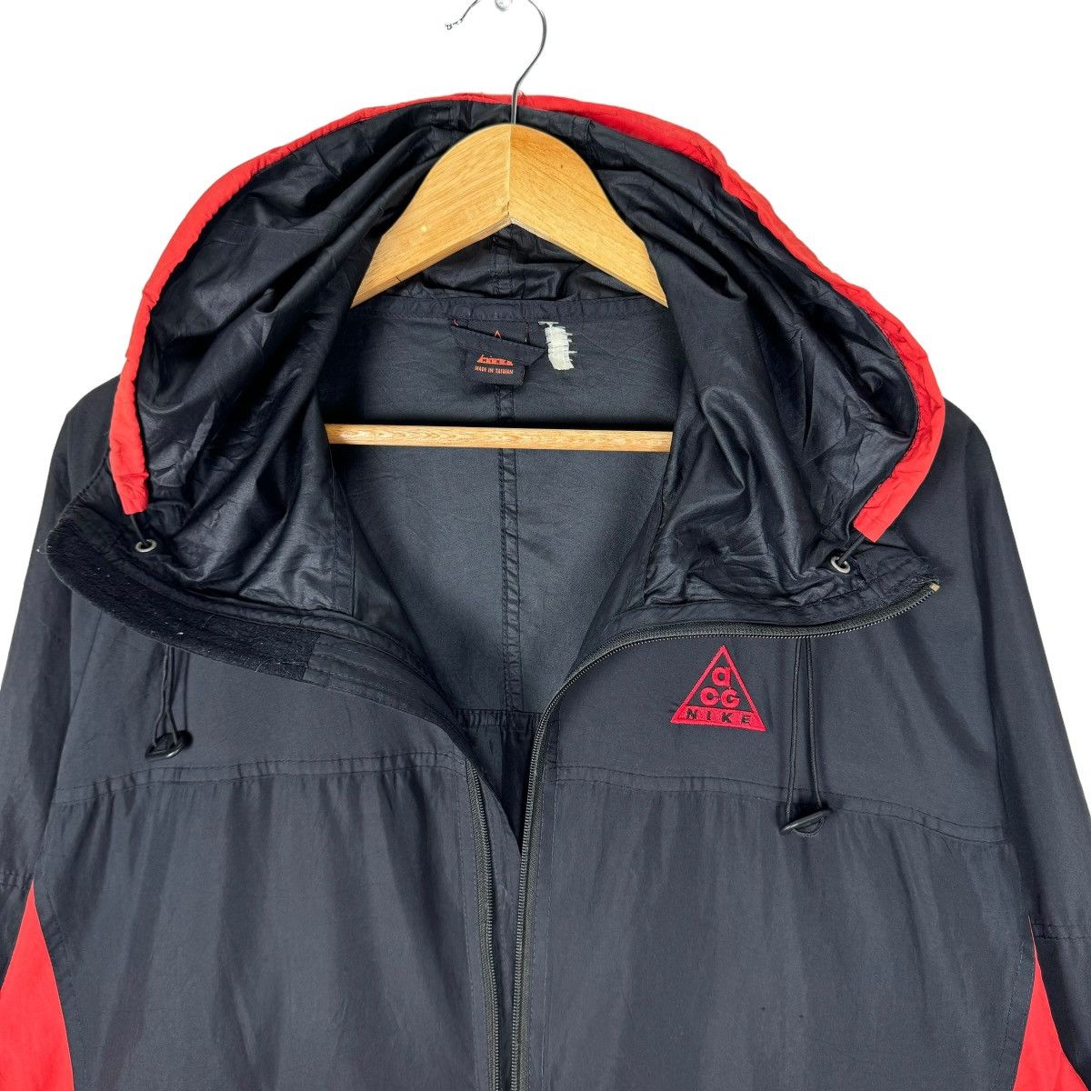 Vintage ❄️NIKE ACG 2 IN 1 HOODIE WINDBREAKER ANORAK JACKET Size US L / EU 52-54 / 3 - 6 Thumbnail