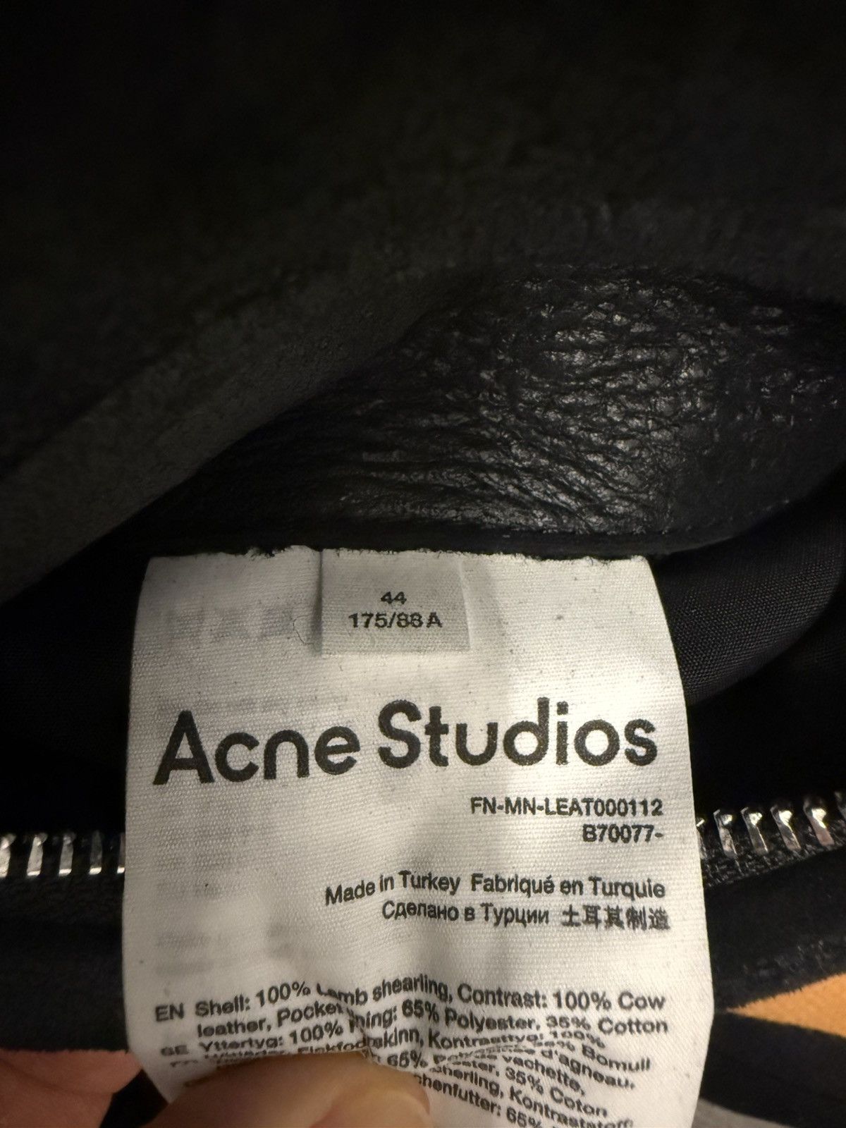 Acne Studios Acne Studio Ian Shearling Leather Jacket Size US S / EU 44-46 / 1 - 7 Thumbnail