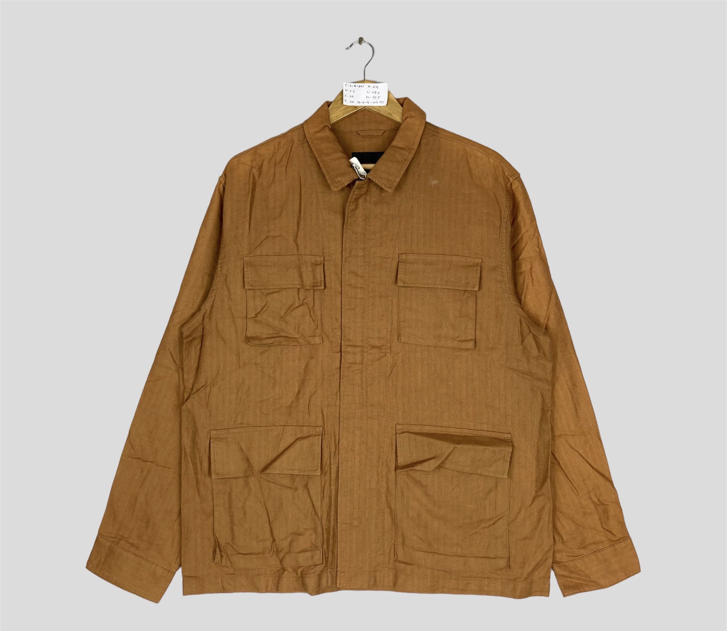 Kansai Yamamoto Vintage SISSY By KANSAI YAMAMOTO Beige Denim Chore Jaket Size US XL / EU 56 / 4 - 1 Thumbnail