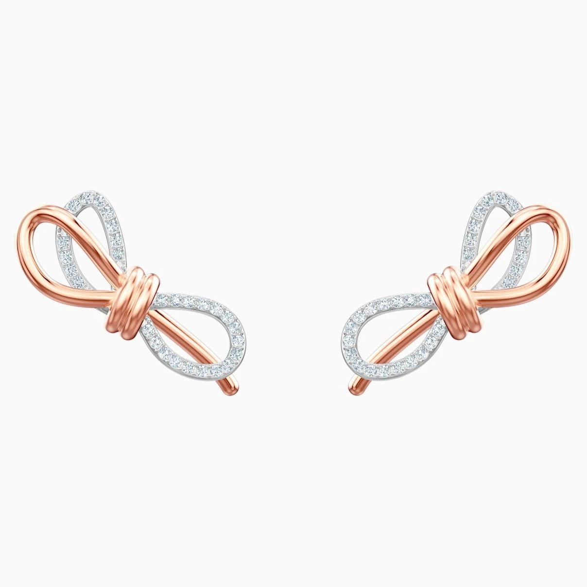 Swarovski Swarovski Lifelong Bow Pierced Earrings White Size ONE SIZE - 3 Thumbnail