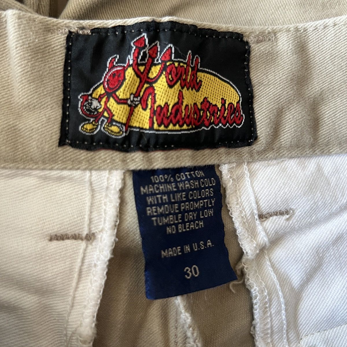 World Industries Vintage 00s World Industries Cargo Shorts Size US 30 / EU 46 - 5 Thumbnail