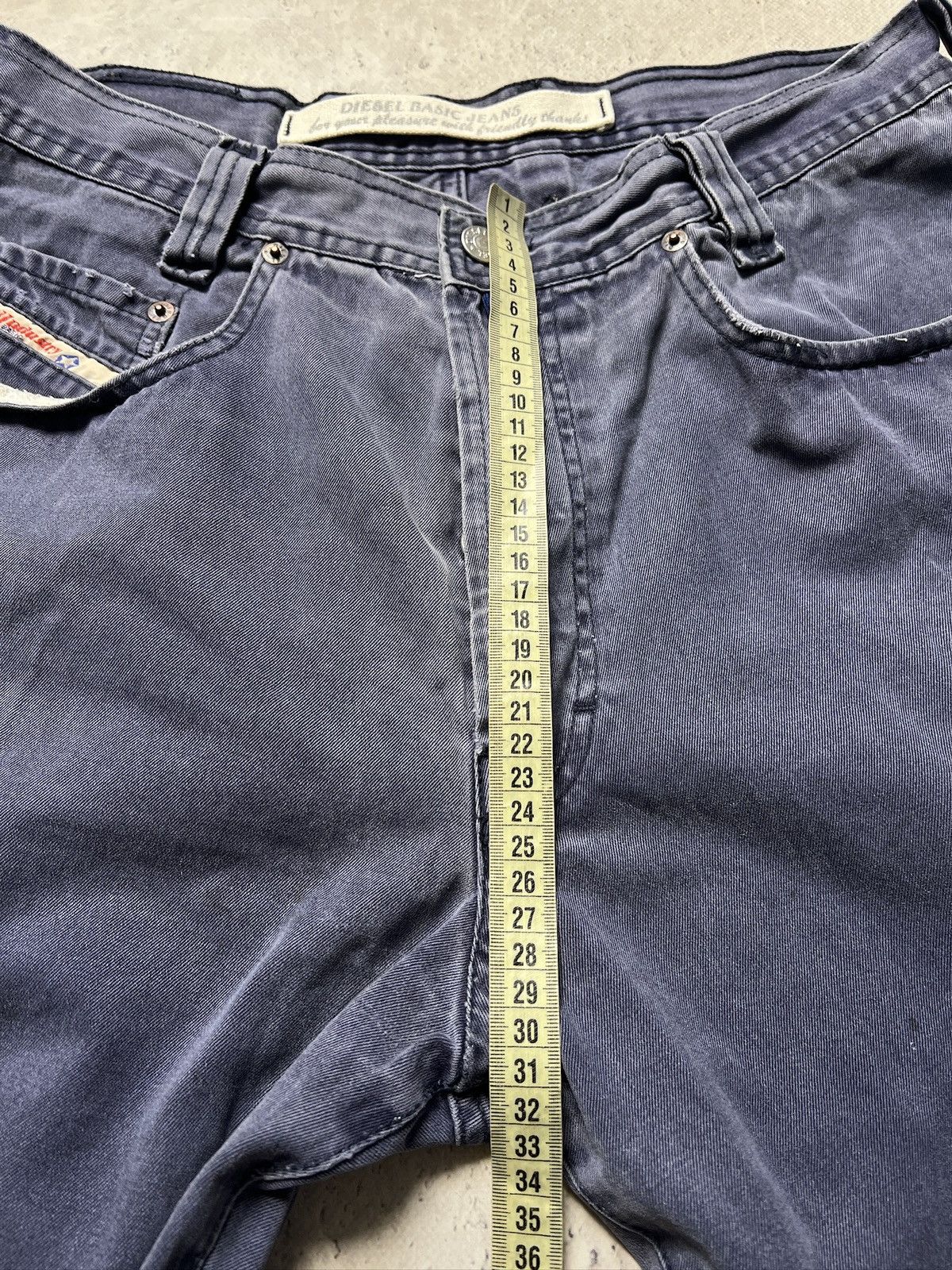 Diesel Washed blue Diesel baggy retro jeans pants y2k Size US 35 - 15 Thumbnail