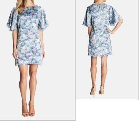 Other CeCe by Cynthia Steffe ' Butterfly Kiss' Print Shift Dress Size XS / US 0-2 / IT 36-38 - 1 Thumbnail