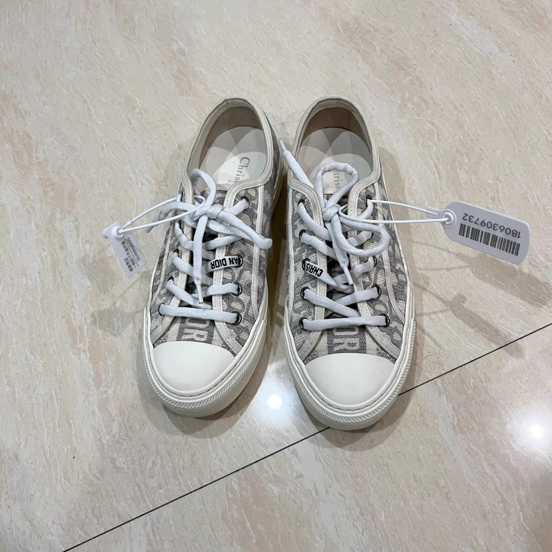 Dior Dior Oblique All-over Logo Platform Sneaker 97New EU37.5 Size US 7 / IT 37 - 2 Thumbnail