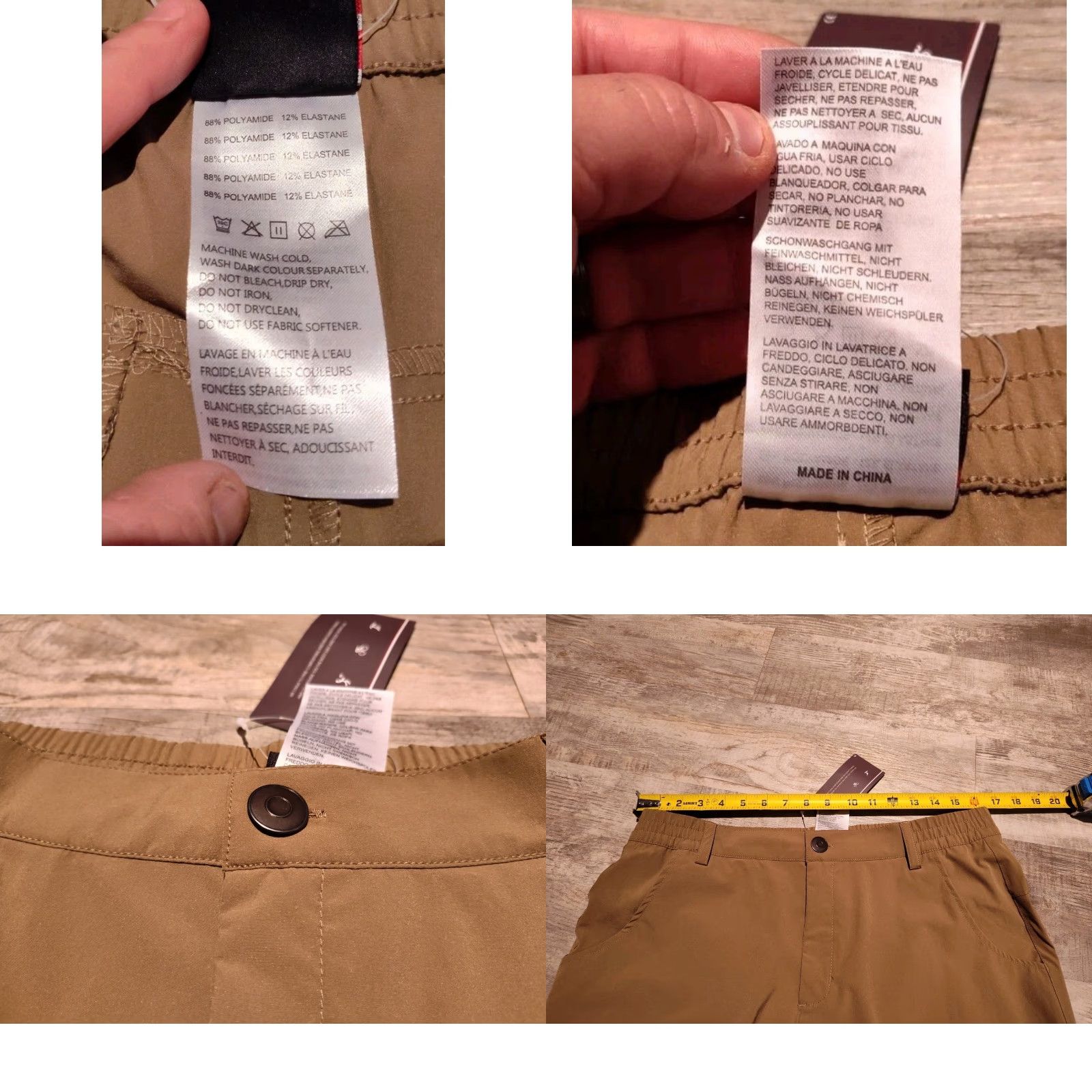 Vintage VINTAGE Women's Hiking Cargo Pants Outdoor Quick Dry UPF50+ Water-Resistant L Brown Outdoor Women Size 36" / US 14 / IT 50 - 8 Thumbnail