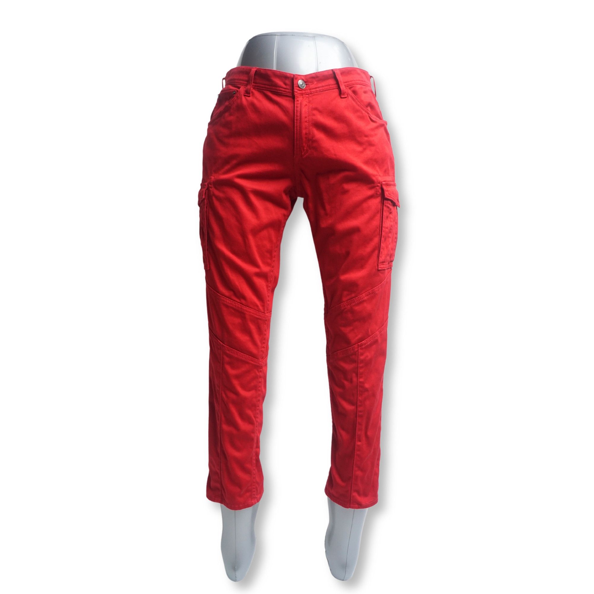 Japanese Brand INDIVI Low Rise Cargo Pants Size 32" / US 10 / IT 46 - 9 Thumbnail
