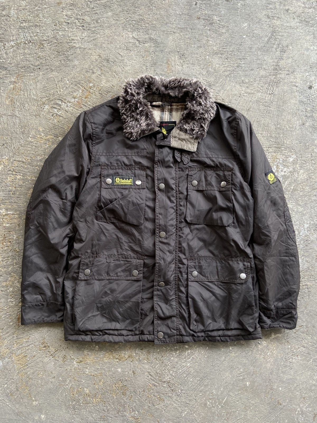 Belstaff 2000s Belstaff - Trailmaster Multipocket Fur Neck Jacket Size US XL / EU 56 / 4 - 1 Thumbnail