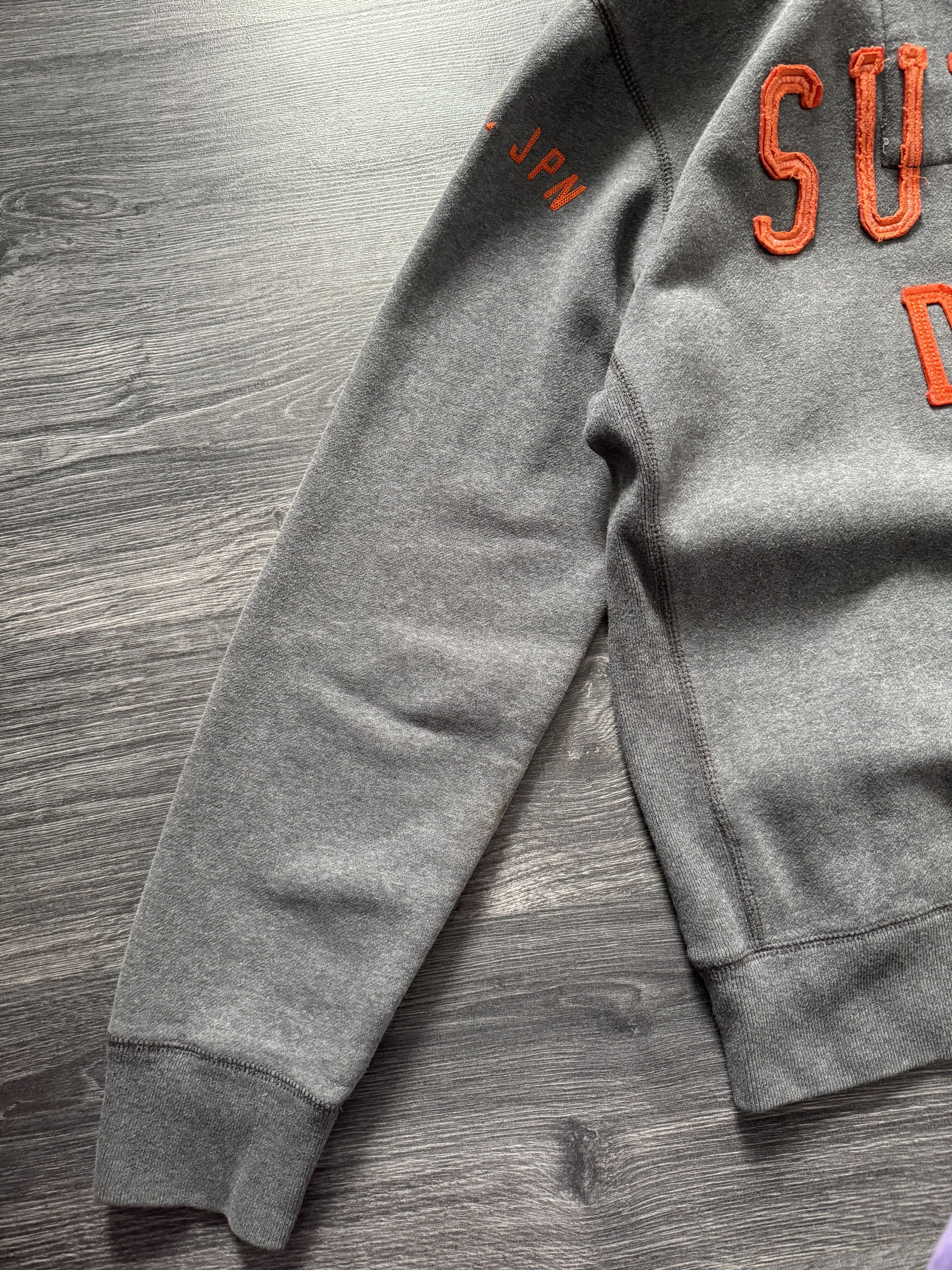 Superdry Y2K Faux Fur Hoodie Jacket LGB Japanese style