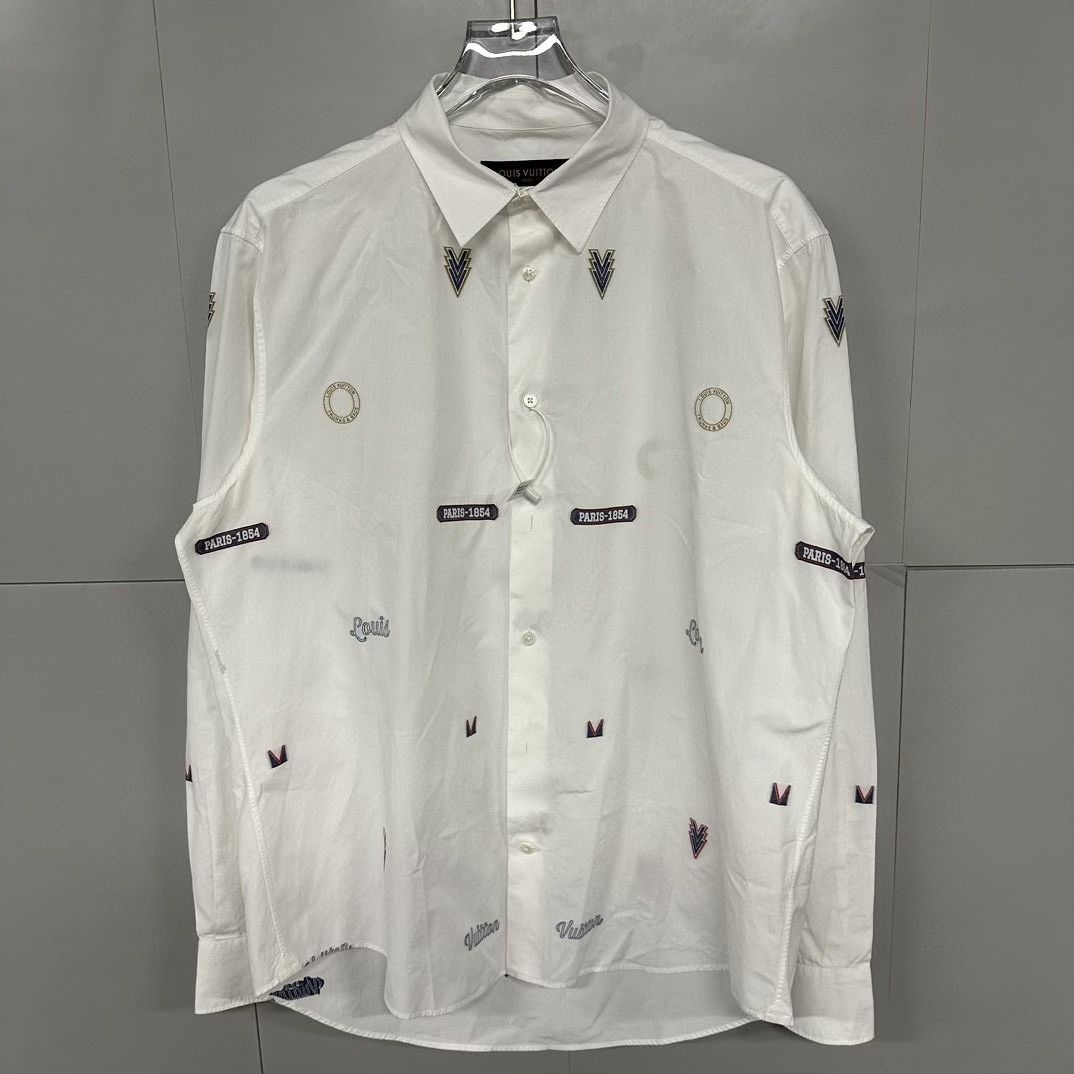 Louis Vuitton louis vuitton long sleeve logo shirt XXL Size US XXL / EU 58 / 5 - 1 Thumbnail