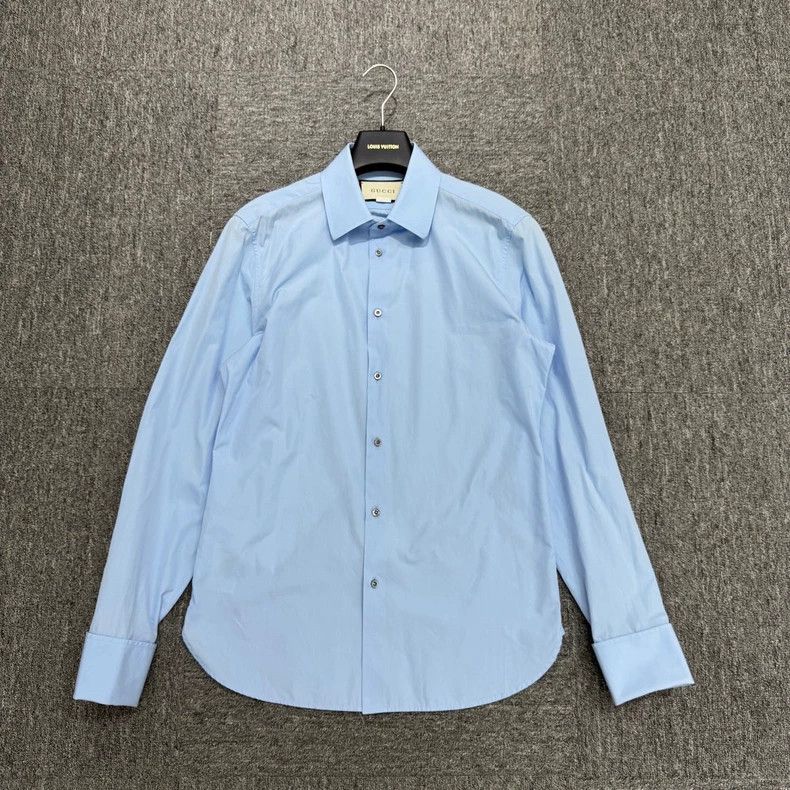 Gucci Gucci Size15 Plain-colored shirt Size US XS / EU 42 / 0 - 1 Thumbnail
