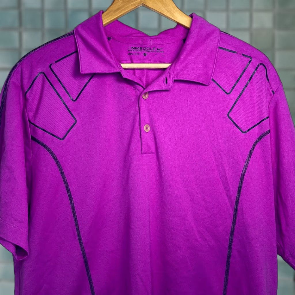 Nike Nike Golf Polo L Short Sleeve Dri-Fit Multicolor Mens Polo Shirt Size US L / EU 52-54 / 3 - 1 Thumbnail