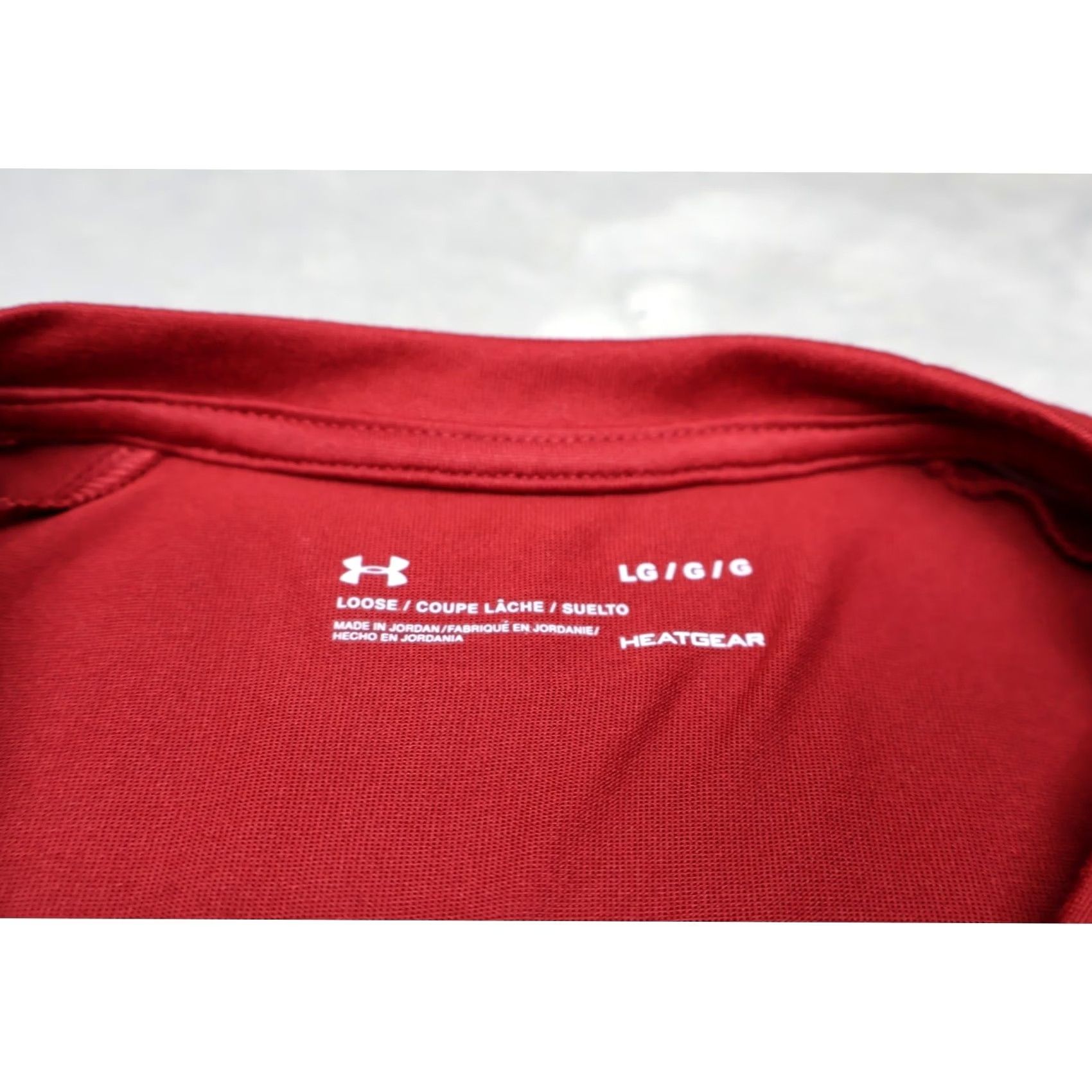 Under Armour Under Armour Shirt Mens Large Red HeatGear Lightweight 2.0 Emboss NEW Graphic Print Size US L / EU 52-54 / 3 - 6 Thumbnail