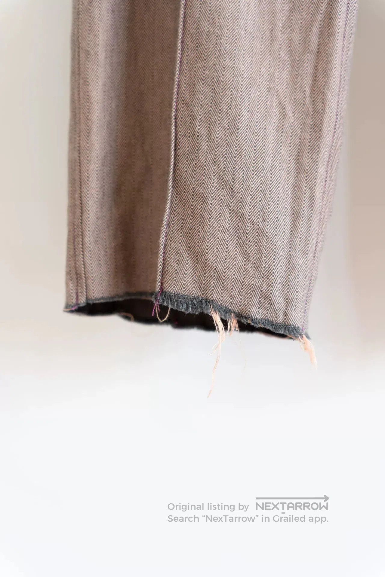Sulvam Sulvam Knife Edge Pants in Beige. Size US 42 / EU 58 - 7 Thumbnail