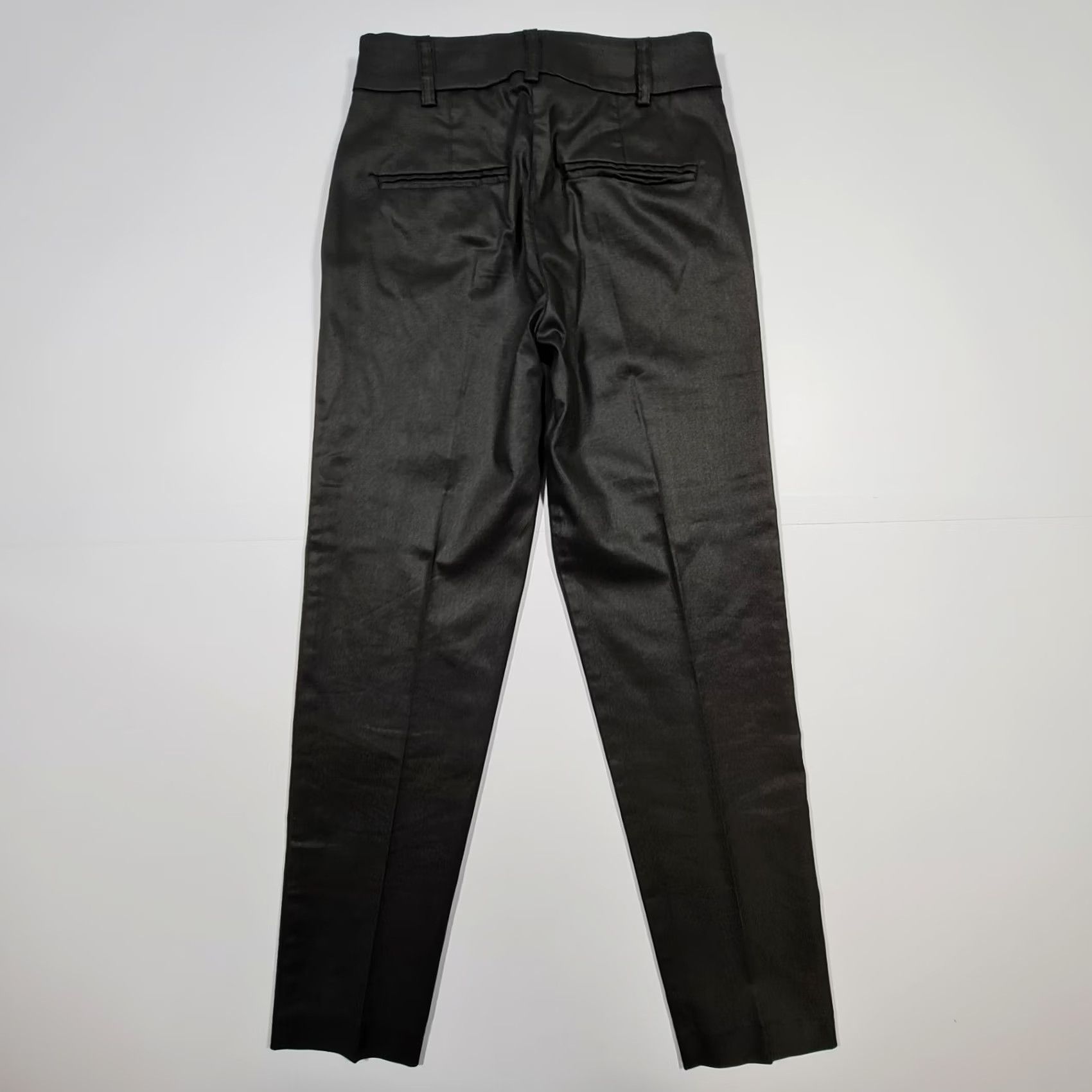 RMC Jeans FC Jeans Established 1972 Women's Jeans Black 6 UK Coated Twill Stretch Tapered Slim High Rise Jeans Women Boys Girls Mens Size 28" / US 6 / IT 42 - 8 Thumbnail