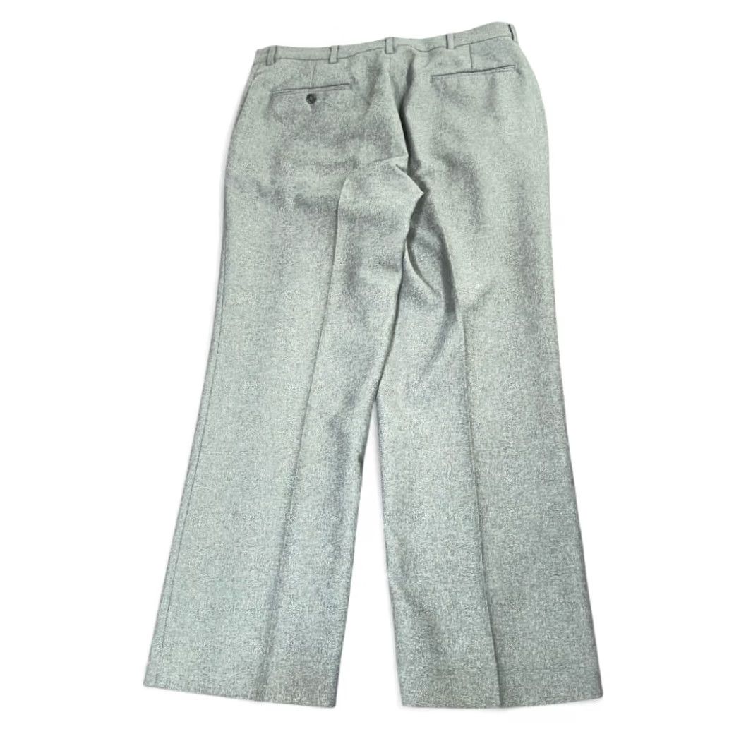Sears VINTAGE Sears Pants Mens 36x29 Gray Dress Slacks Polyester Perma Prest 80s Size US 36 / EU 52 - 2 Thumbnail