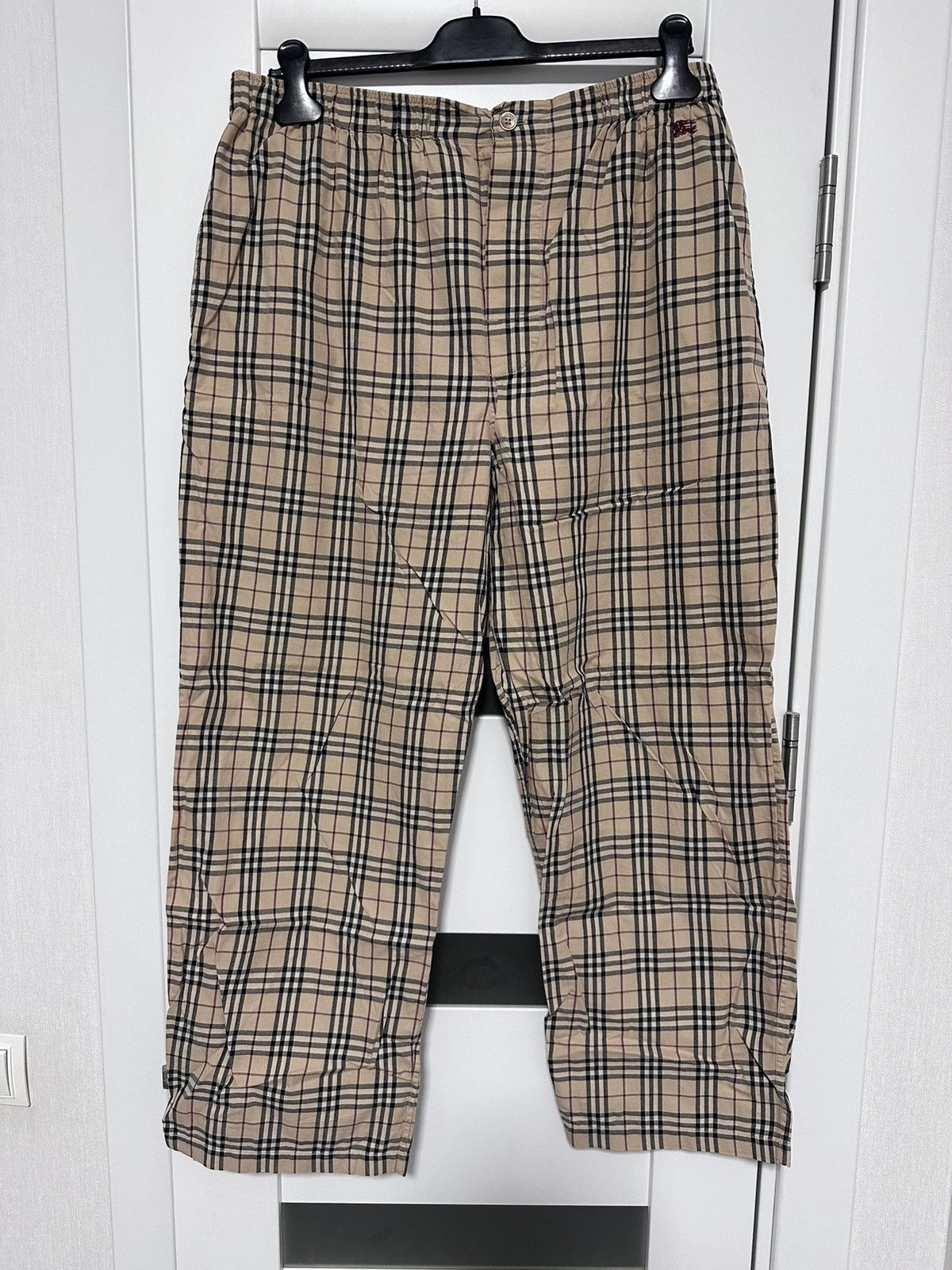 Burberry Burberry Robe Pants Men Nova Check Size L Size US 34 / EU 50 - 1 Thumbnail