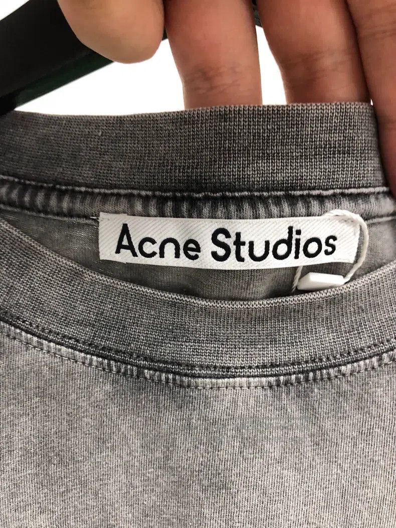 Acne Studios Acne Studios Letter Print Round Neck Short Sleeve T-Shirt, Size M / US 6-8 / IT 42-44 - 3 Thumbnail