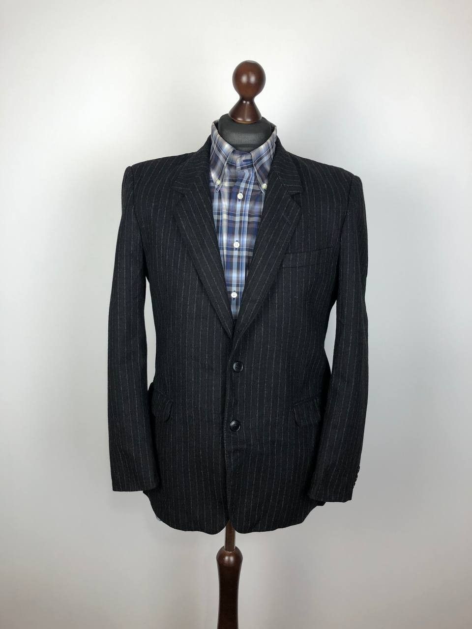 Guy Laroche Guy Laroche Paris Wool Blazer Jacket Striped Navy size 52 Size 52R - 2 Thumbnail