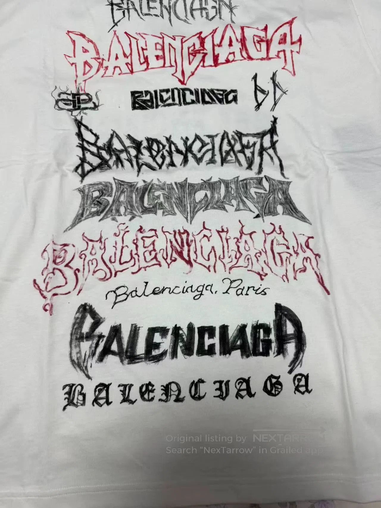 Balenciaga Balenciaga Dragon Year Graffiti Tee. Size US S / EU 44-46 / 1 - 4 Thumbnail