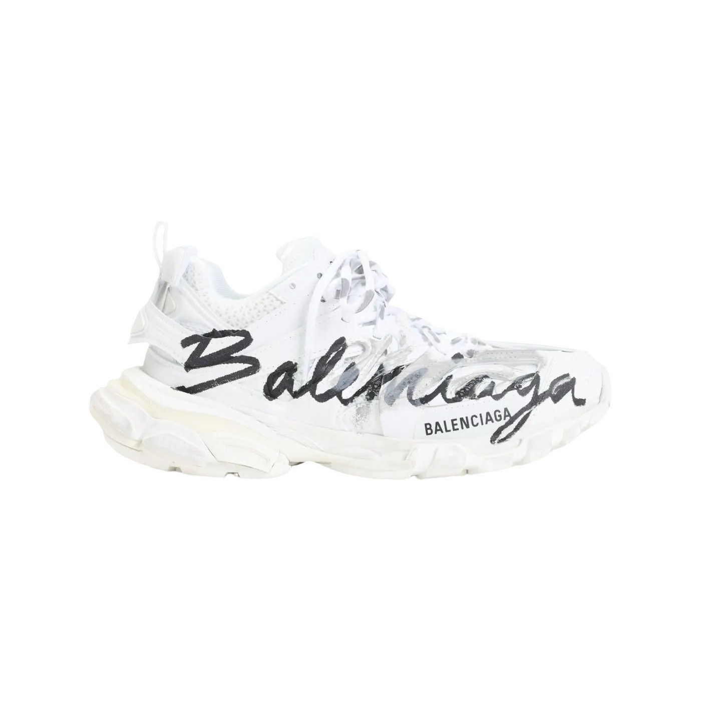 BALENCIAGA Track Women's White/Black Sneakers New & Authenti