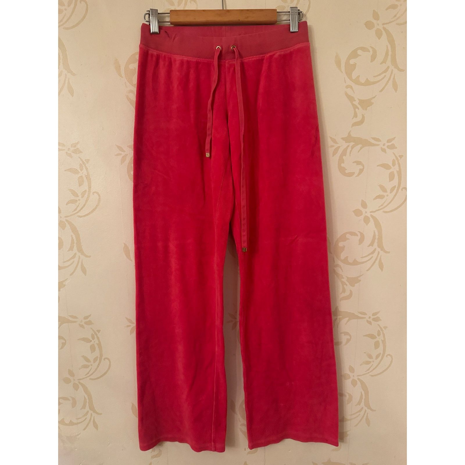 Juicy Couture Ladies Petite Juicy Couture Pink Velour Pants Inseam 32" Size 22" - 1 Thumbnail