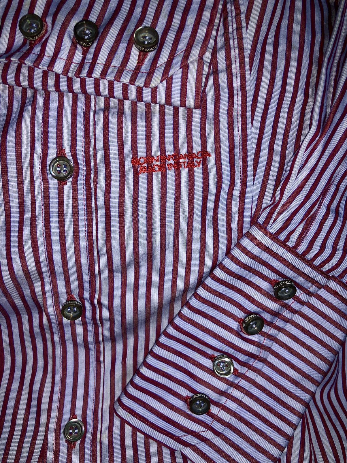 Designer × Dsquared2 DSQUARED2 BUTTON UP SHIRT BURN IN CANADA MADE IN ITLY Size S / US 4 / IT 40 - 5 Thumbnail