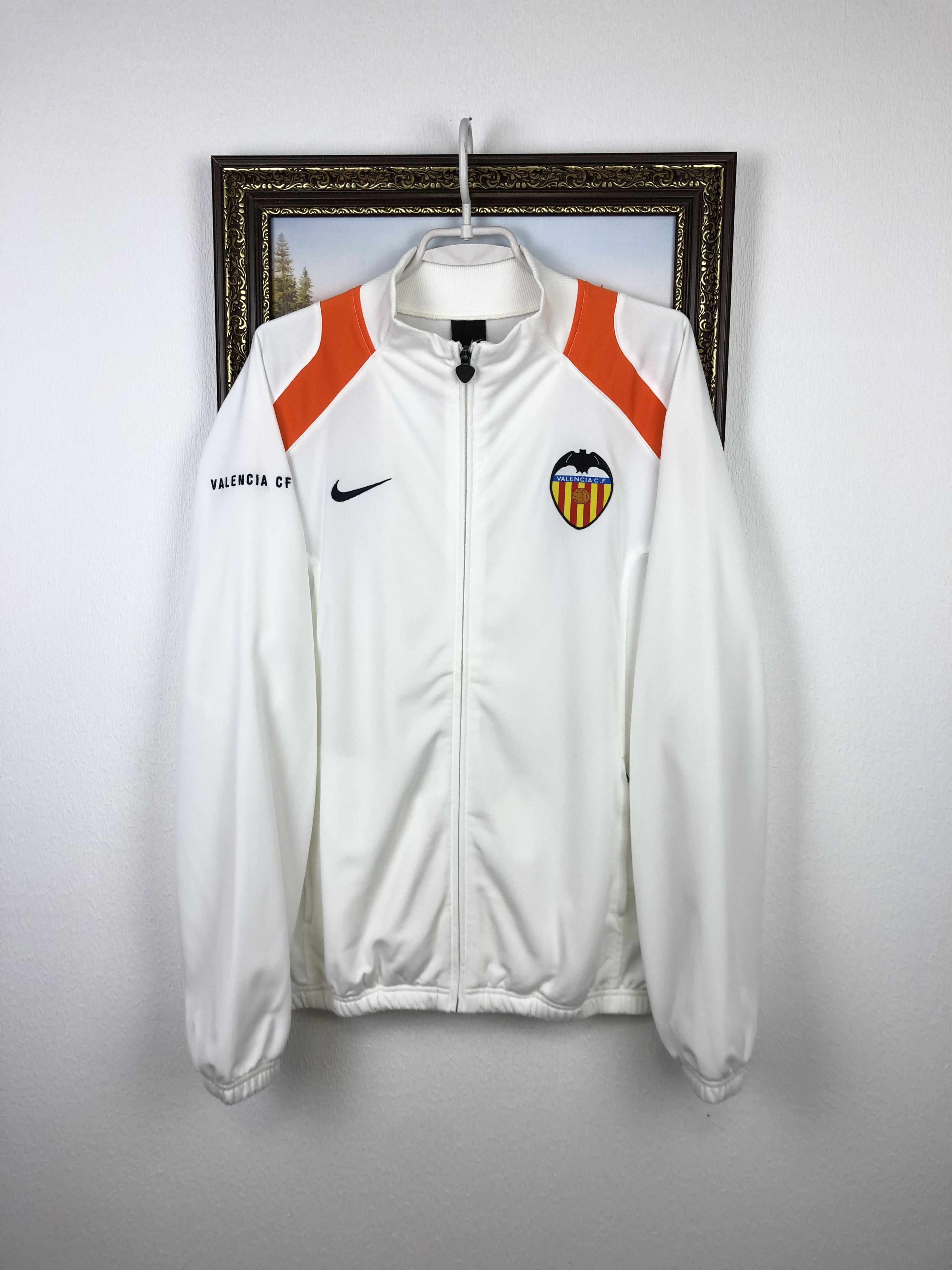 Nike Vintage Nike Valencia Football Jacket Soccer White Track Size US M / EU 48-50 / 2 - 1 Thumbnail