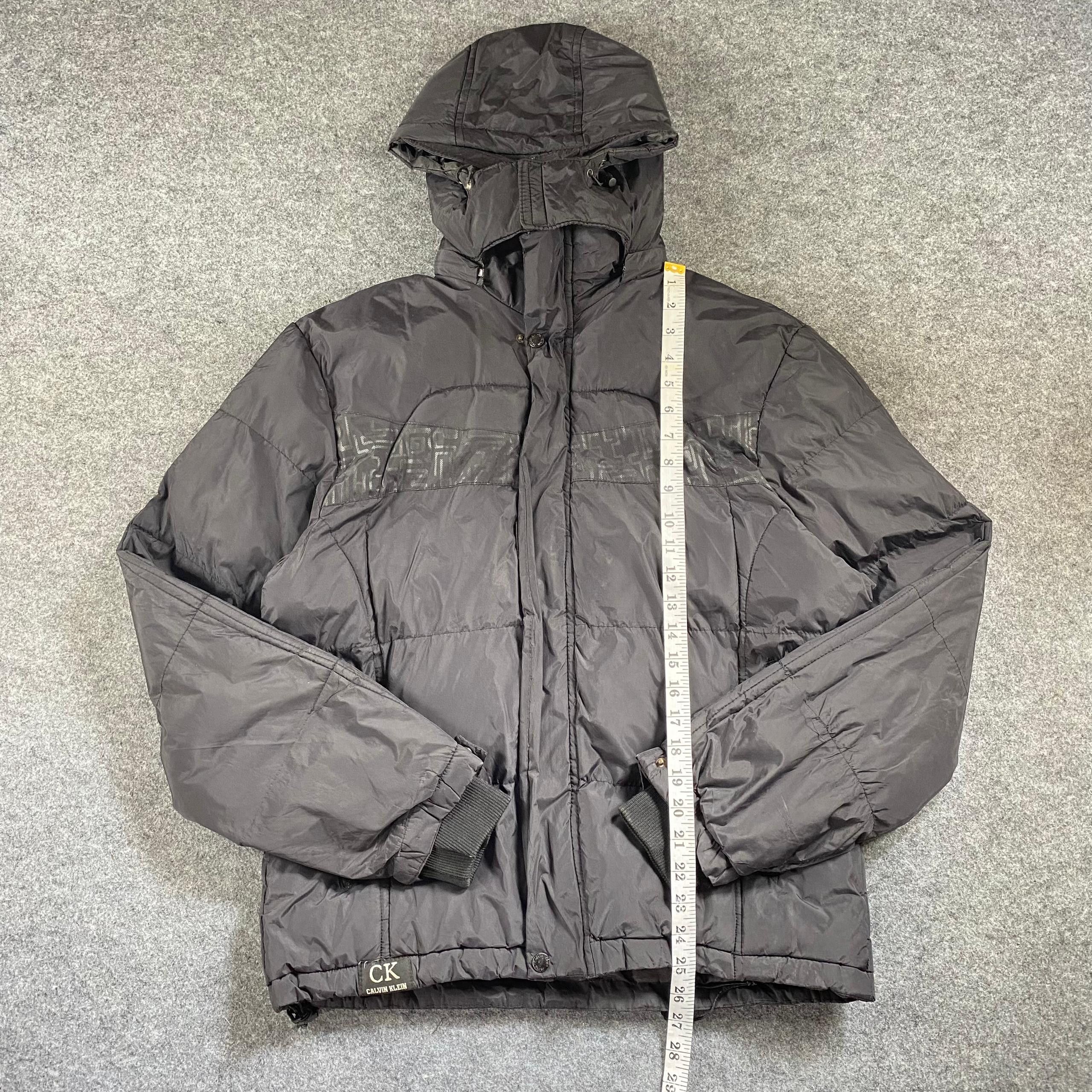 Calvin Klein 205W39NYC Vintage Calvin Klein Puffer Hoodies Jacket Size US L / EU 52-54 / 3 - 5 Thumbnail
