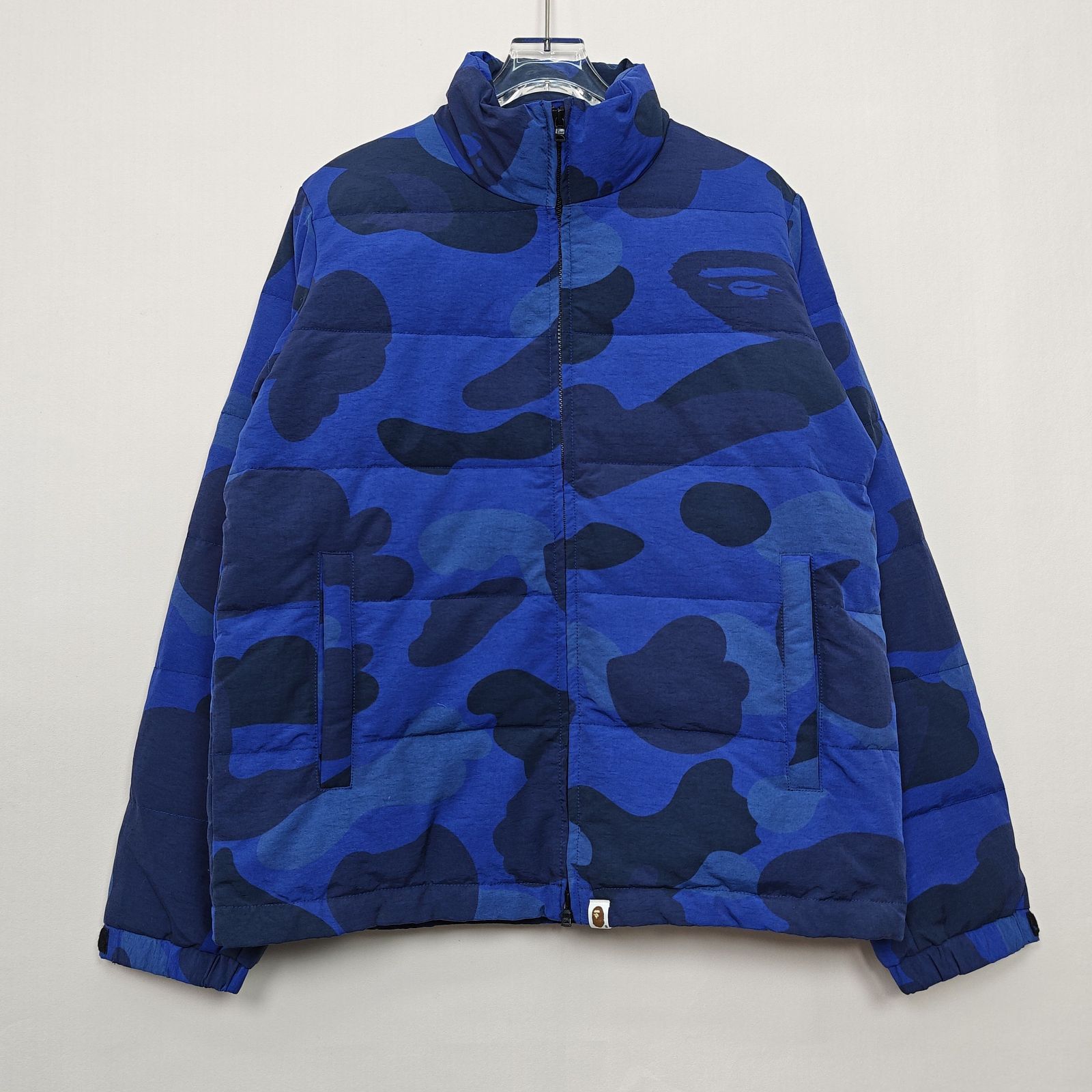 Bape A BATHING APE Blue Camo Puffer Jacket Size XL Size US XL / EU 56 / 4 - 1 Thumbnail