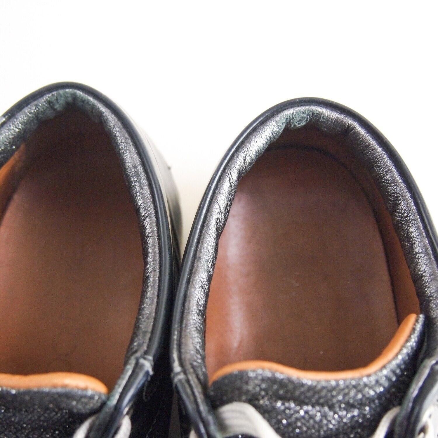 Jimmy Choo Jimmy Choo Sneakers Gray Silver Leather Mesh EU 38 US 8 Size US 8 / IT 38 - 7 Thumbnail