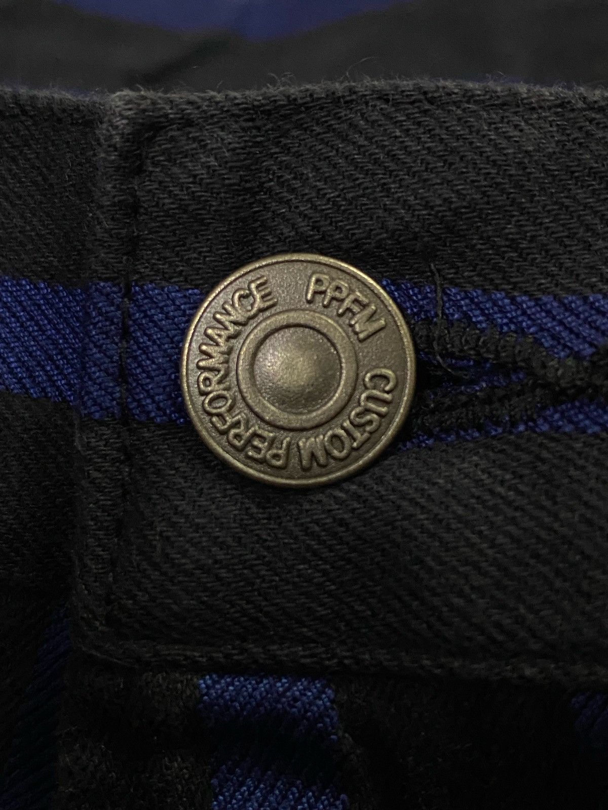 PPFM PPFM Striped Black And Blue Jeans Size US 32 / EU 48 - 13 Thumbnail