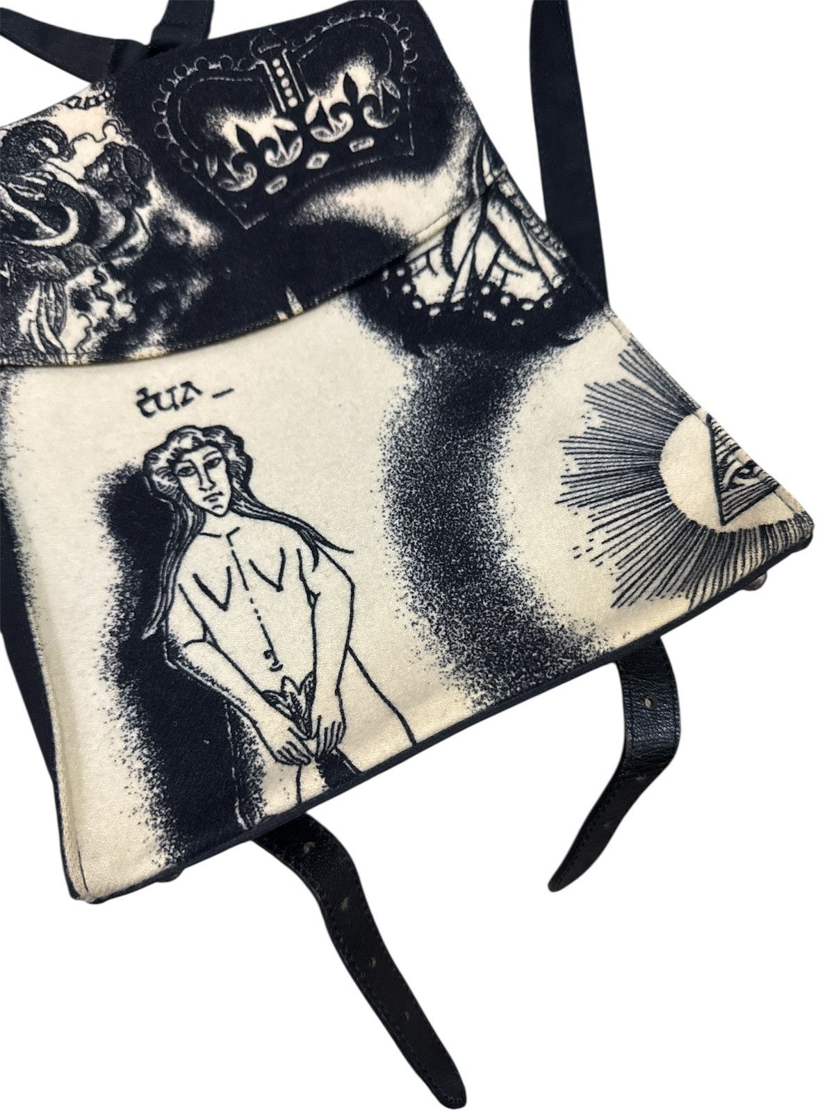 Jean Paul Gaultier 90s Vintage Rare Junior Gaultier "iluminati tattoo Size ONE SIZE - 3 Thumbnail
