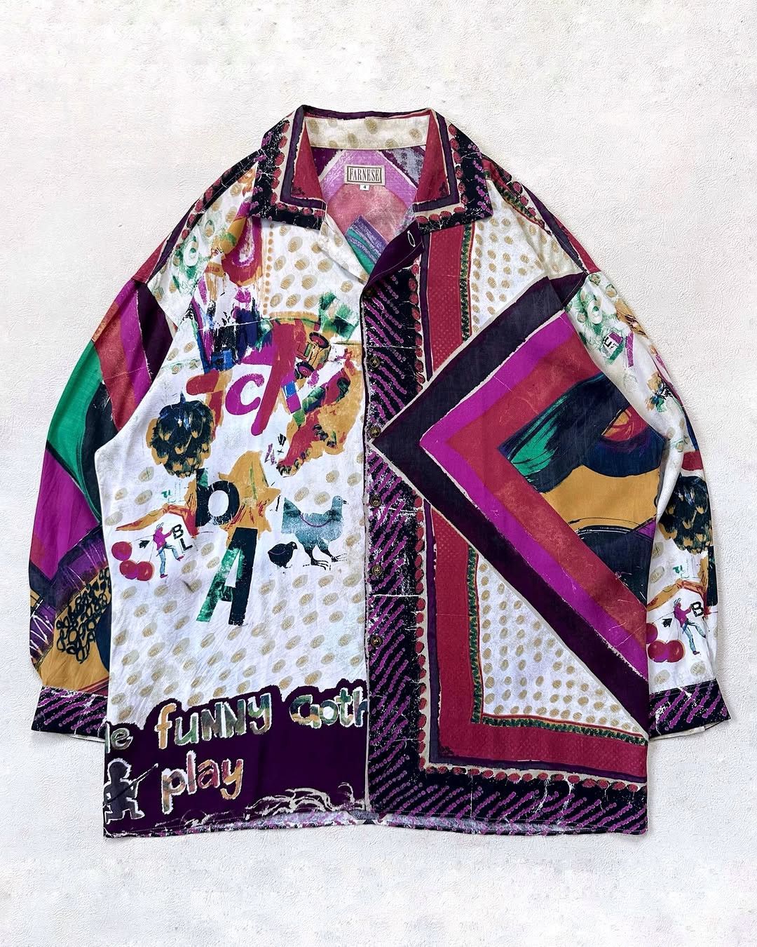 Designer × Vintage VINTAGE FARNESE JAPAN SHIRT Size US XXL / EU 58 / 5 - 1 Thumbnail