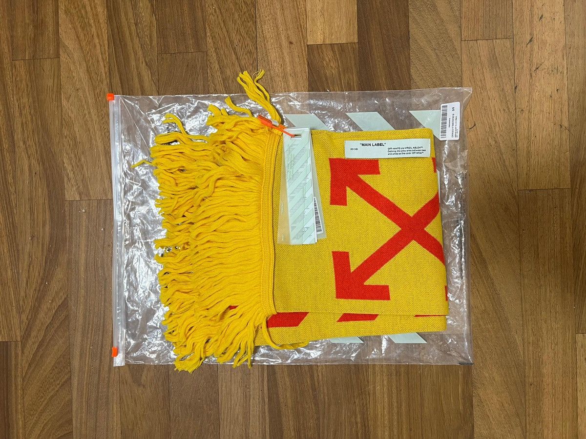 Off-White Off white scarf yellow Size ONE SIZE - 11 Thumbnail