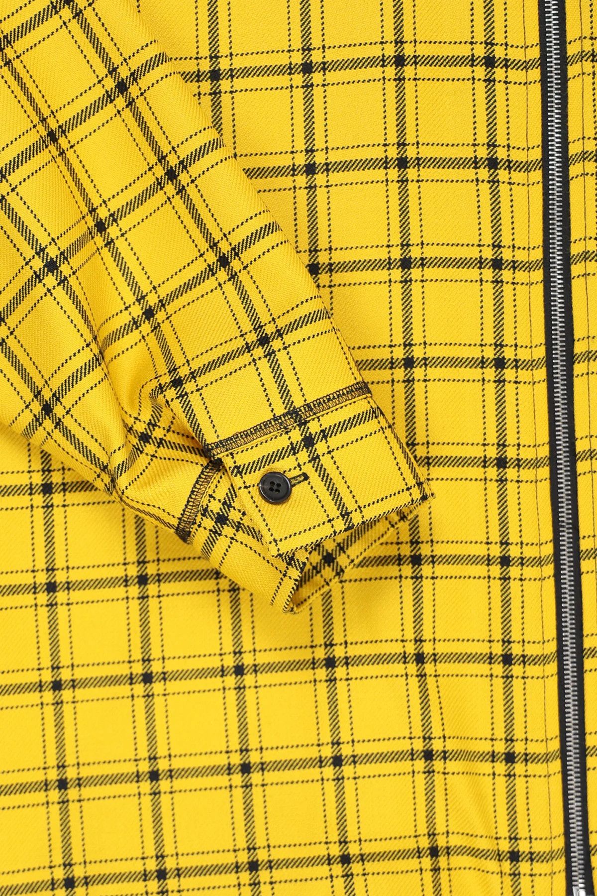 Marni o1y0225 Checked Zip Jacket in Yellow/Black Size US M / EU 48-50 / 2 - 3 Thumbnail