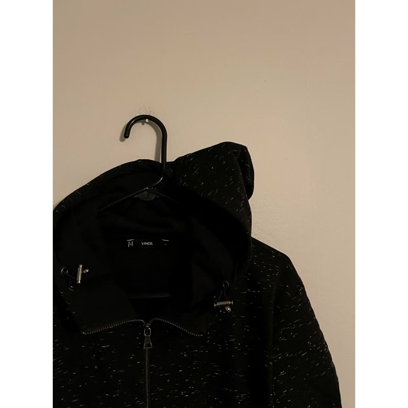 Vince Vince. Black Speckled Full Zip Hoodie Sweatshirt - Men's Large Hoodie L Mens Blue Speckled Full Zip Vince. Size US L / EU 52-54 / 3 - 2 Thumbnail